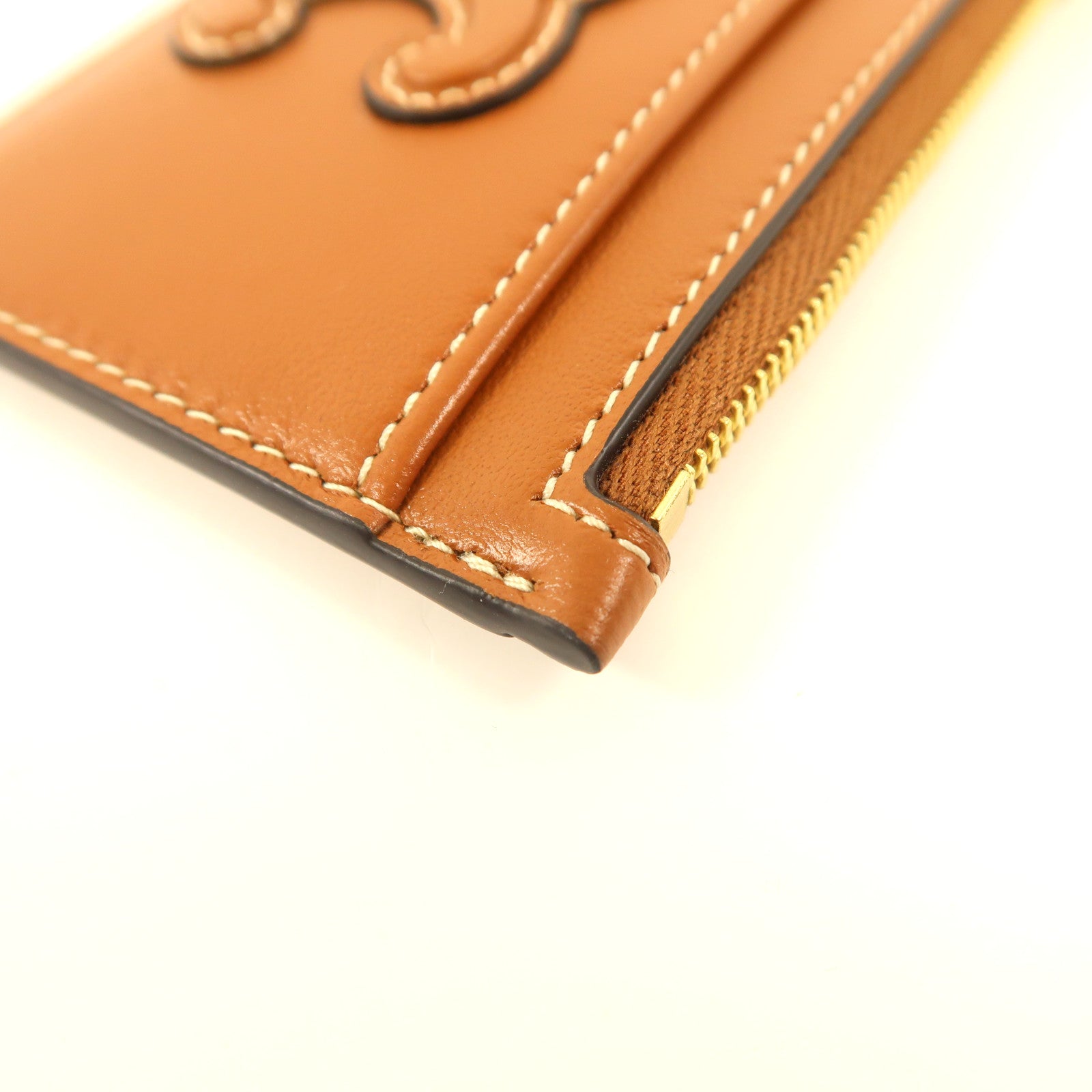 CELINE 羊皮皮革Card Case金扣卡片套