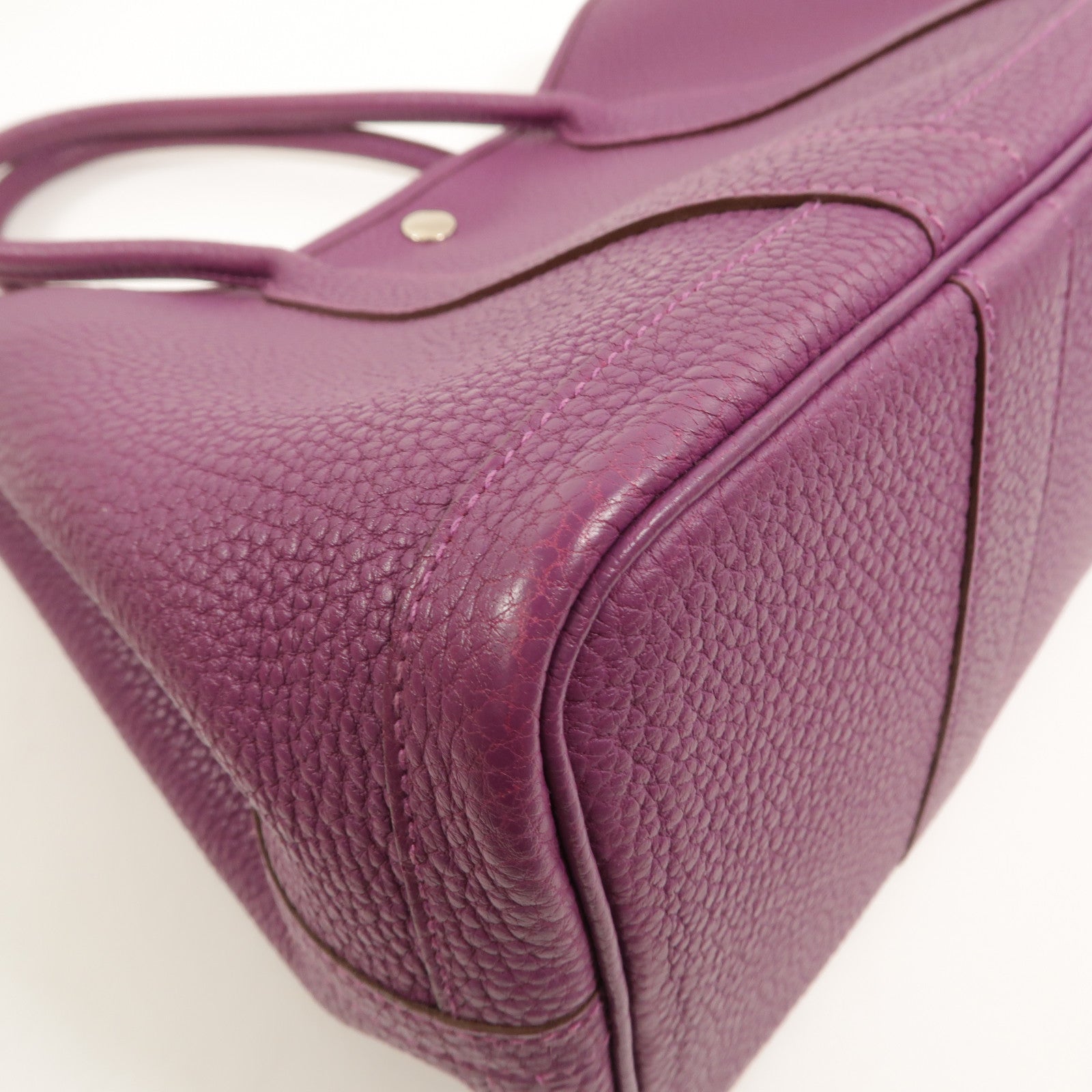 HERMES Clemence皮革Garden Party TPM手挽袋Anemone