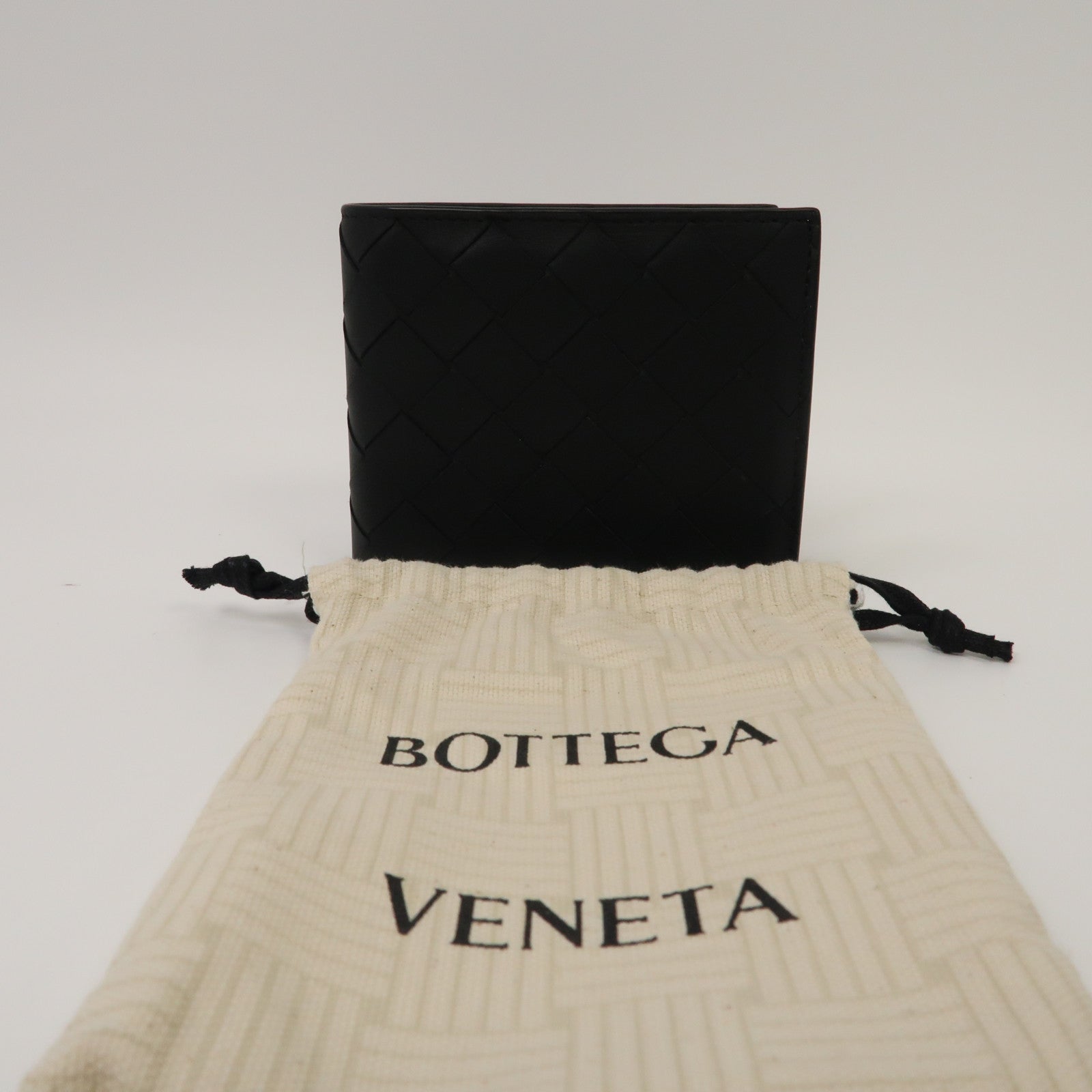 BOTTEGA VENETA 織紋皮革Wallet錢包黑色