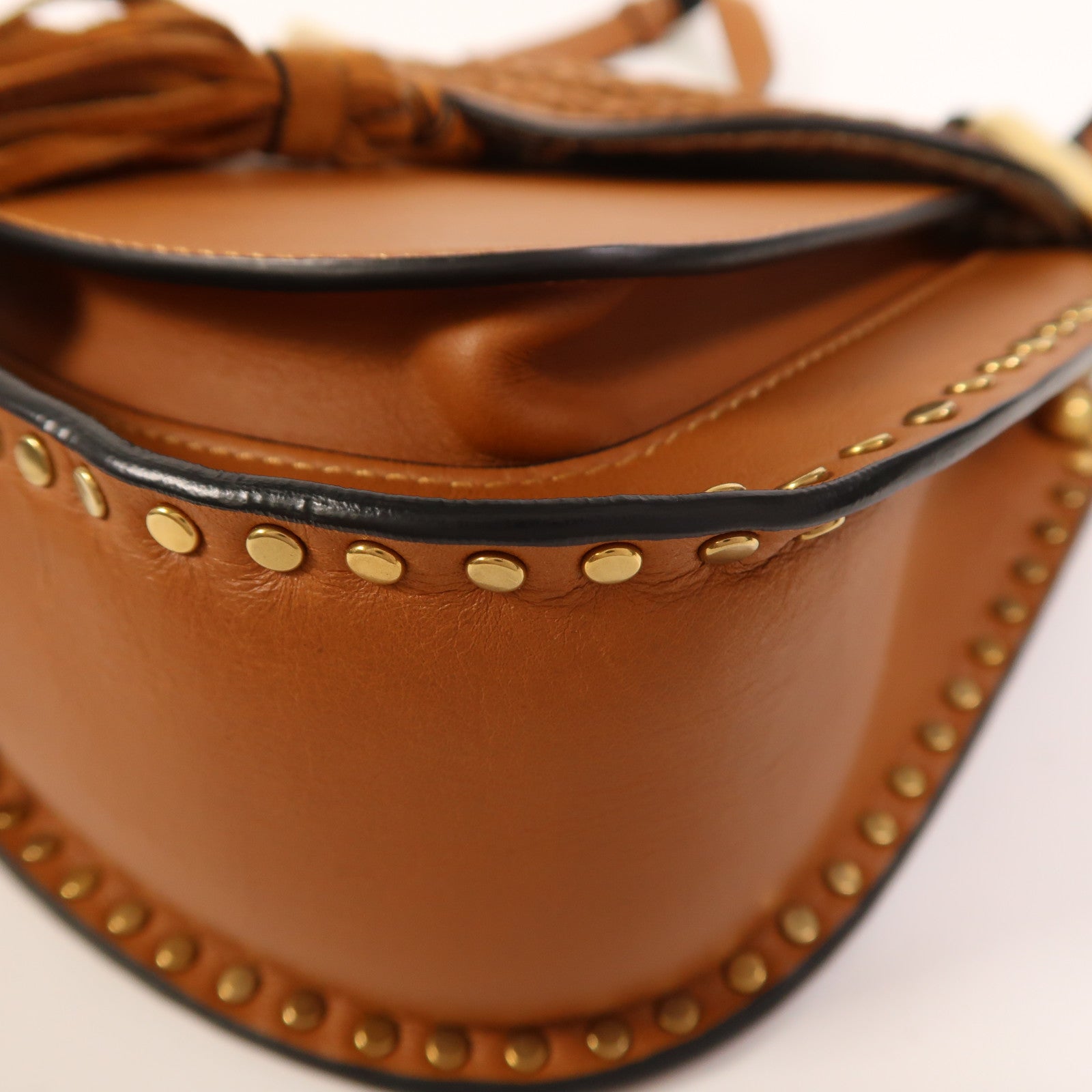 Chloe 牛皮皮革Hudson金扣肩背袋