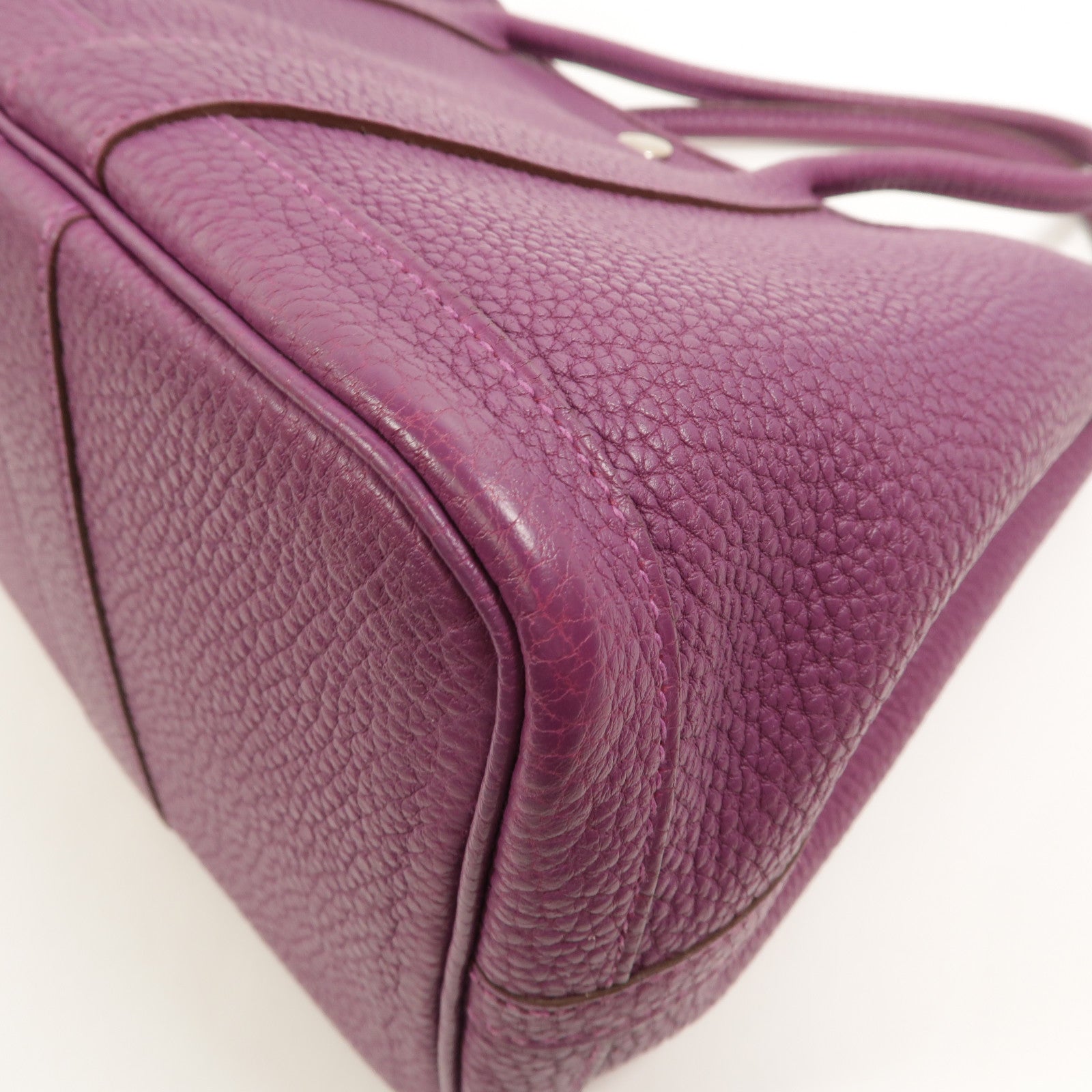 HERMES Clemence皮革Garden Party TPM手挽袋Anemone