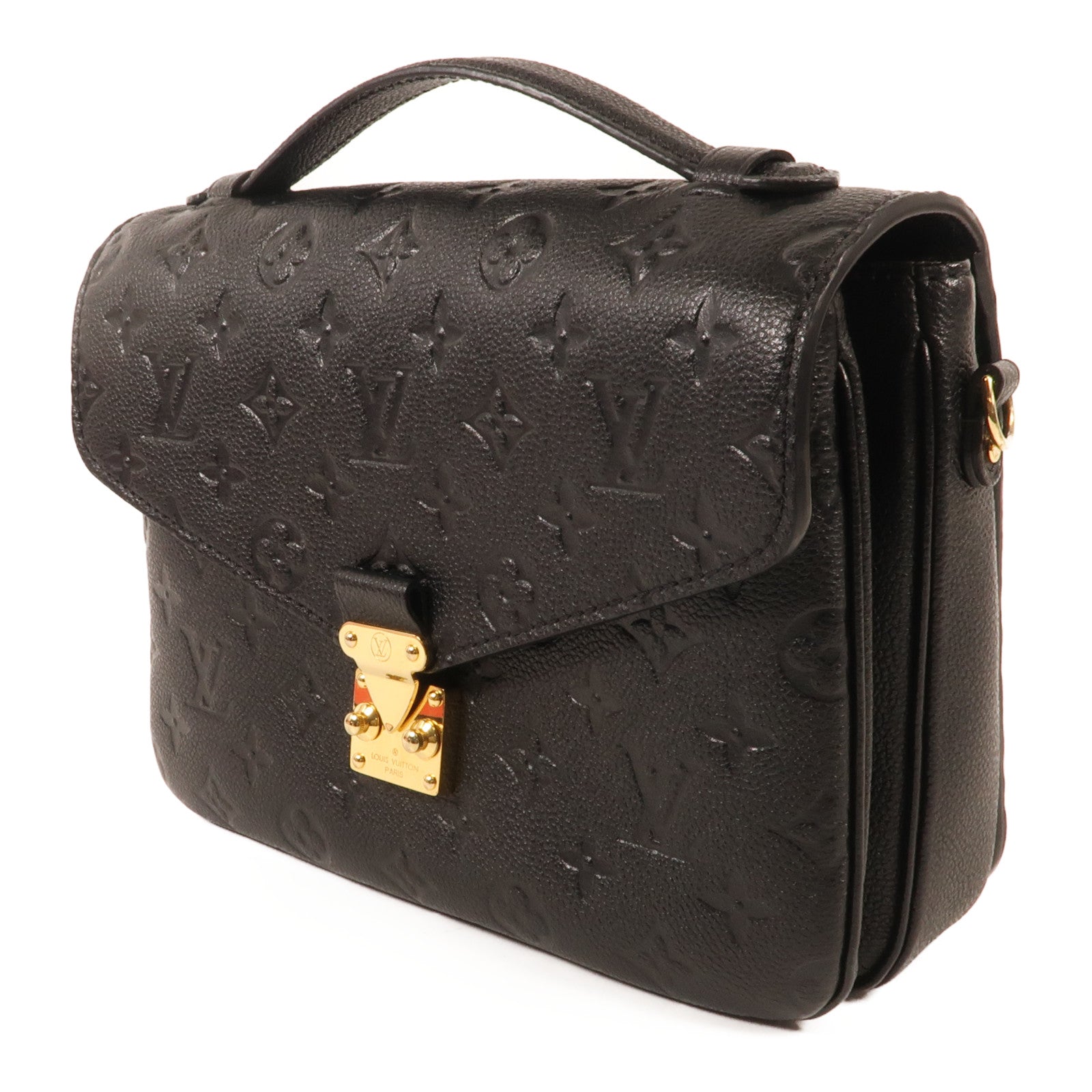 LOUIS VUITTON Monogram Empreinte Pochette Metis金扣手挽肩背兩用袋