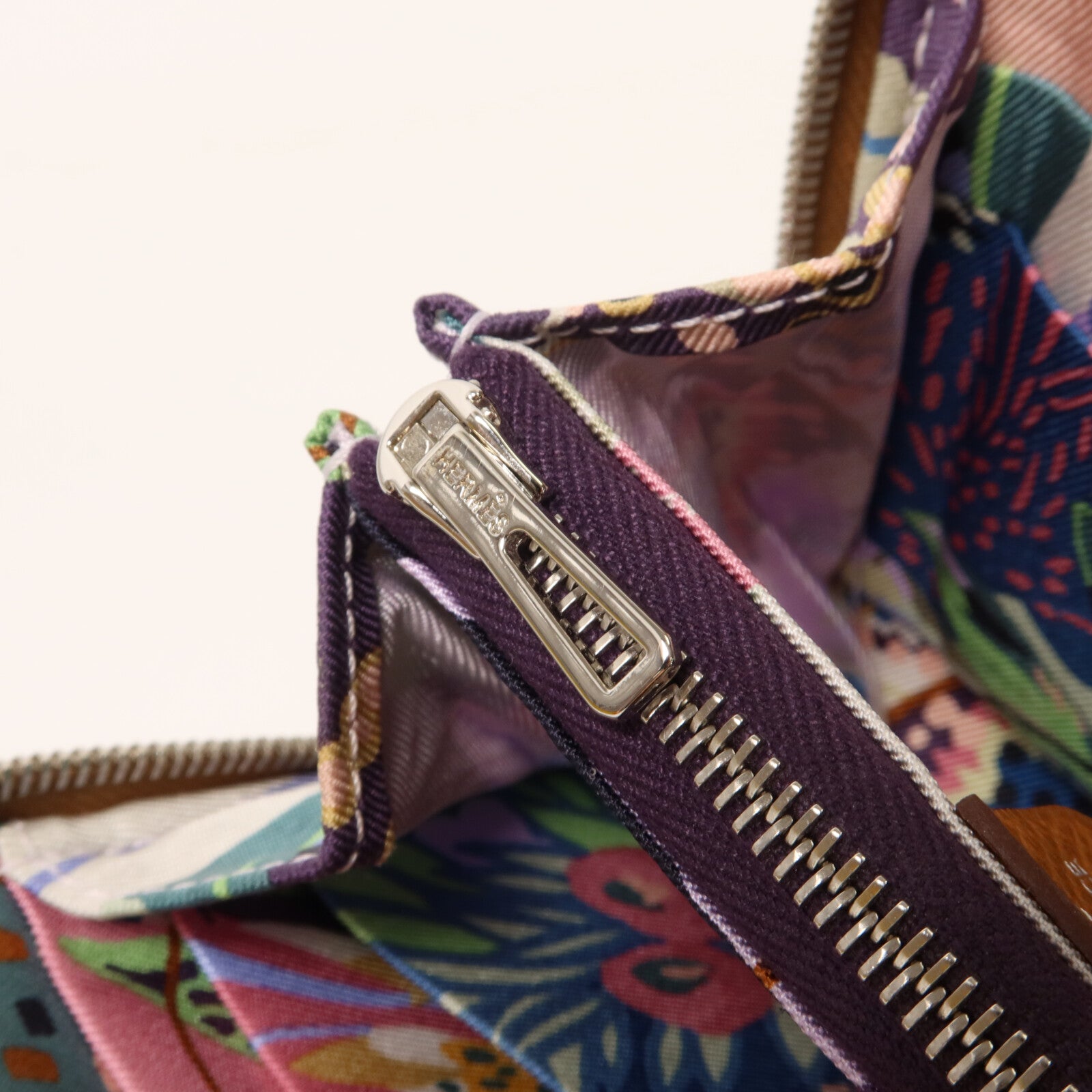 HERMES Epsom皮革Silk'In Compact Wallet錢包Gold