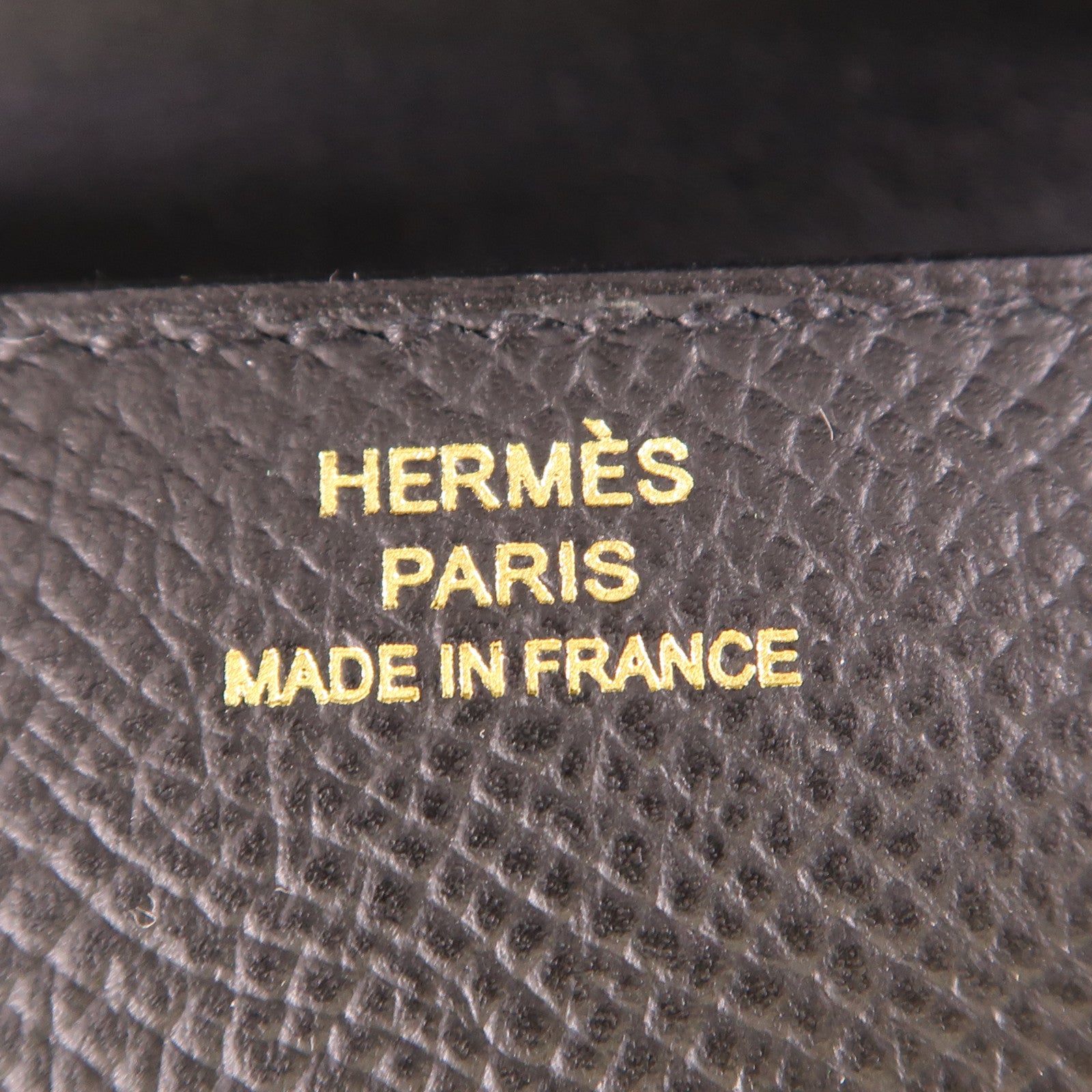 HERMES 【激減優惠】Epsom皮革Constance Elan金扣肩背袋Noir