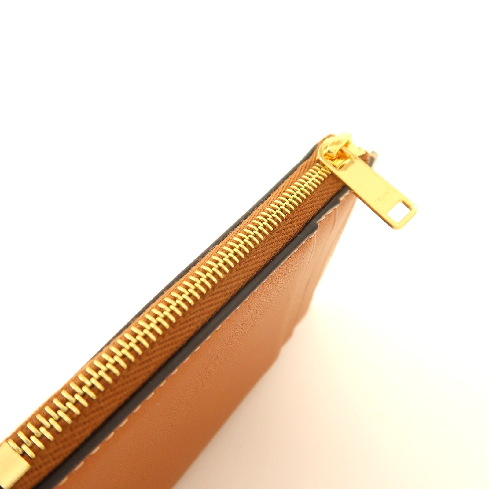 CELINE 羊皮皮革Card Case金扣卡片套