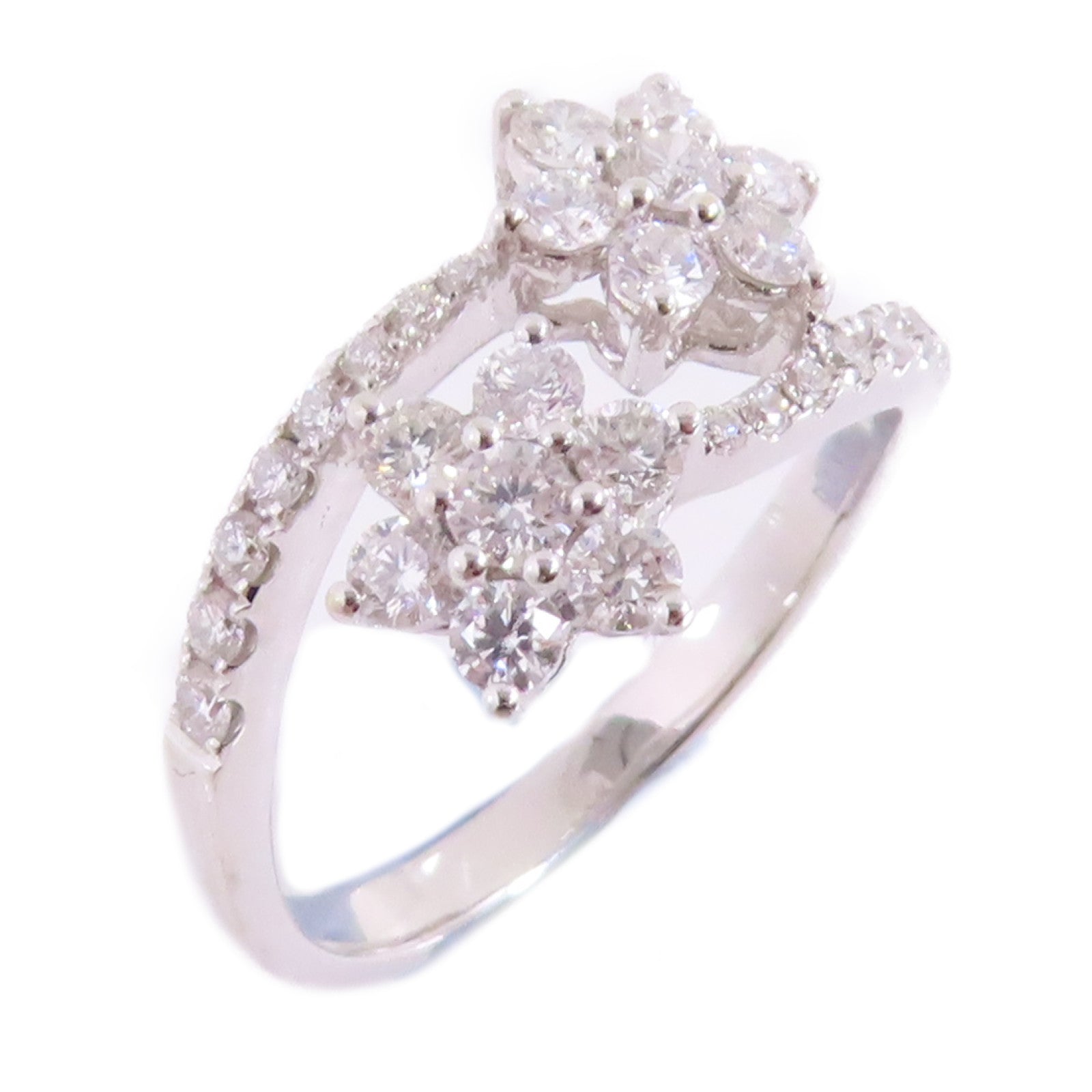 JEWELRY 【激減優惠】18K白金/鑽石Diamond Ring戒指US#6.25