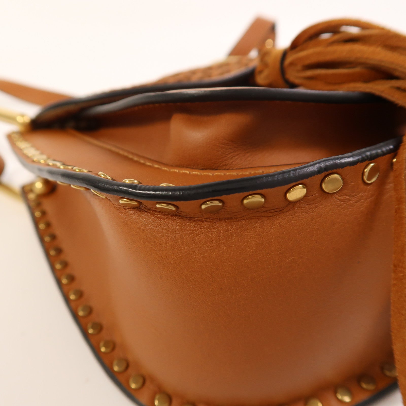 Chloe 牛皮皮革Hudson金扣肩背袋