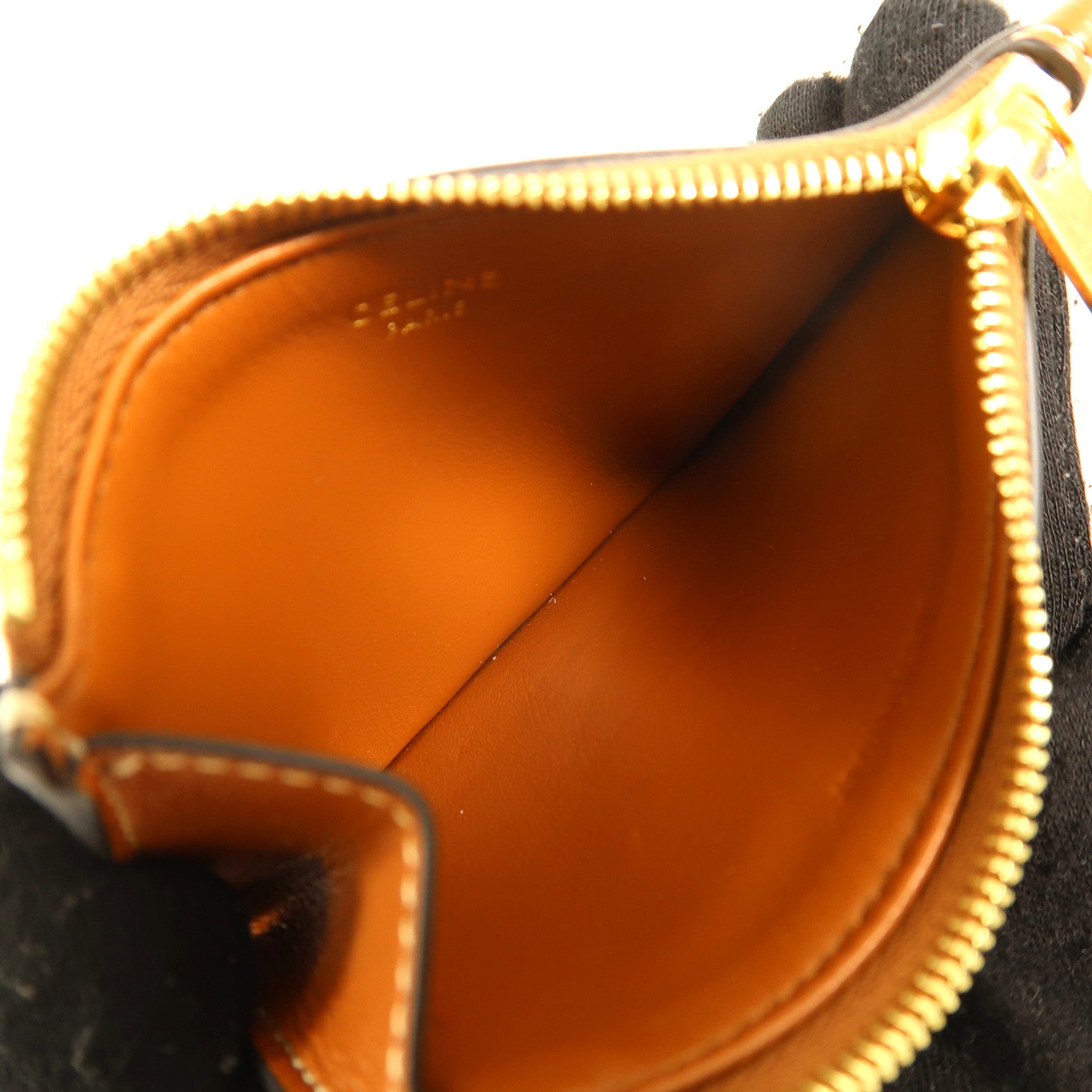 CELINE 羊皮皮革Card Case金扣卡片套
