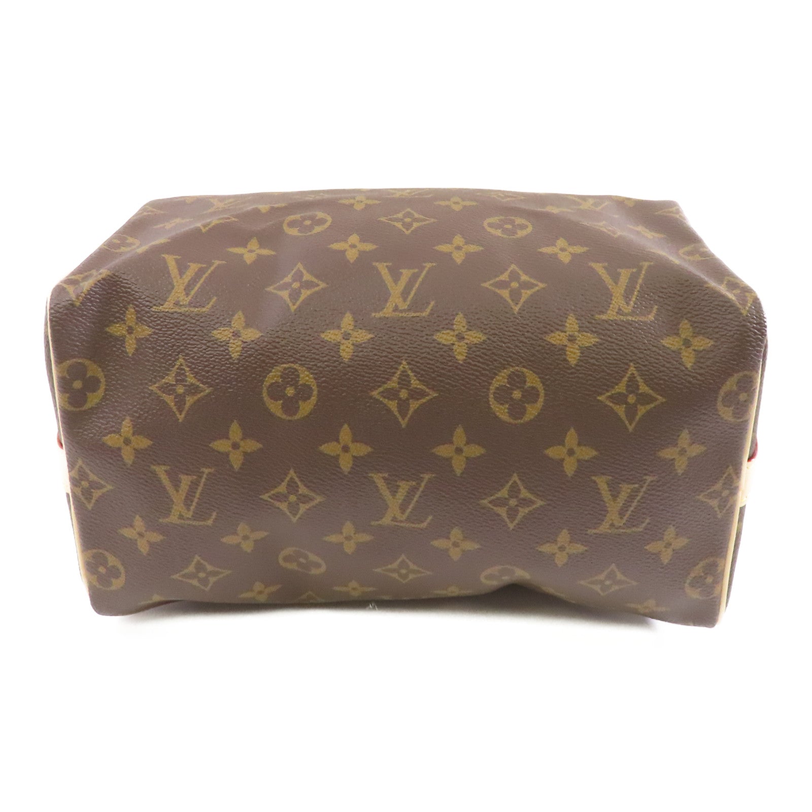 LOUIS VUITTON Monogram Speedy Bandouliere 25金扣手挽肩背兩用袋棕色
