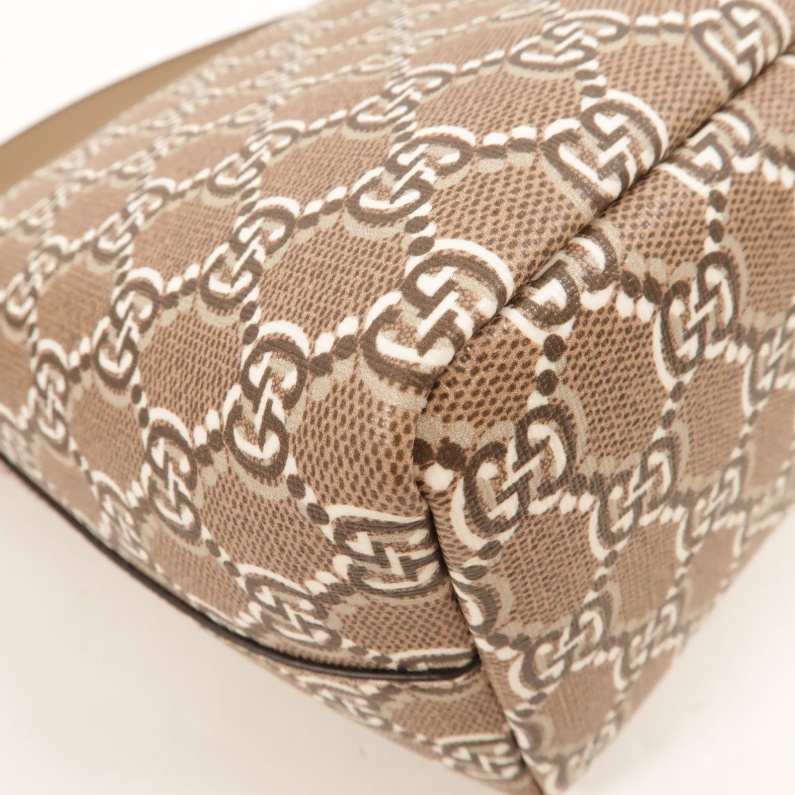 GUCCI 塗層帆布Shadow Mini手挽袋