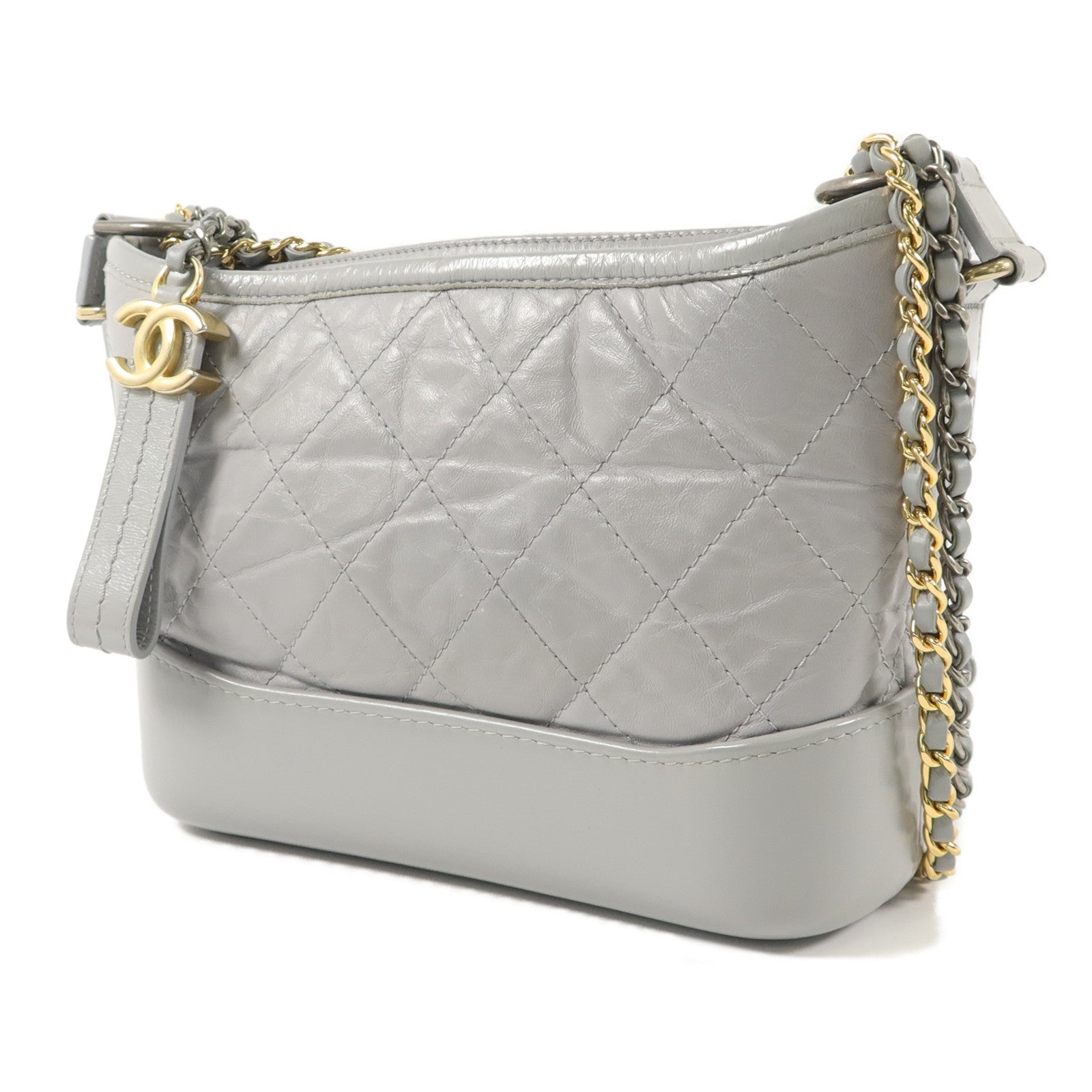 CHANEL 牛皮皮革Gabrielle Small鏈帶肩背袋