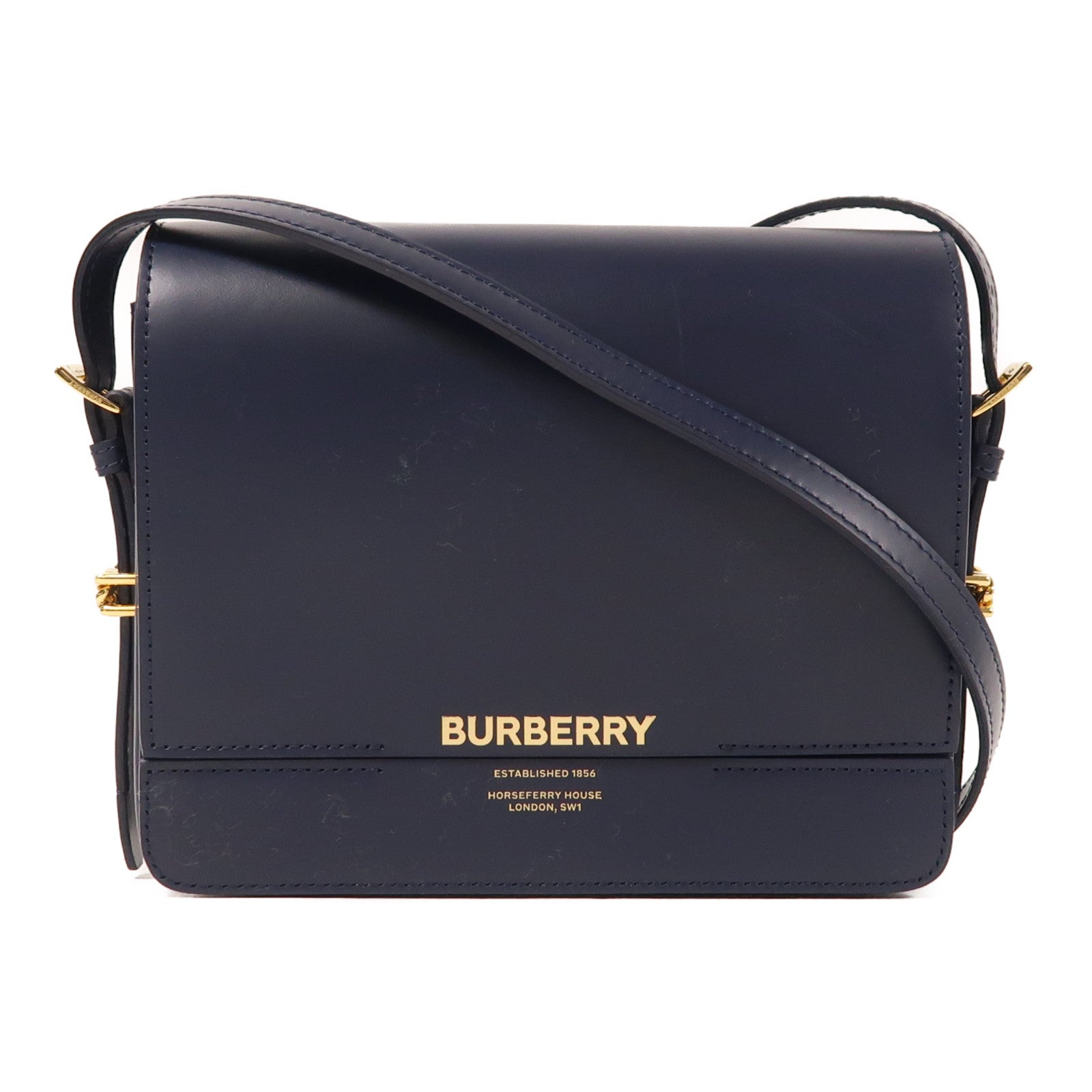 BURBERRY 牛皮皮革Grace Bag金扣肩背袋