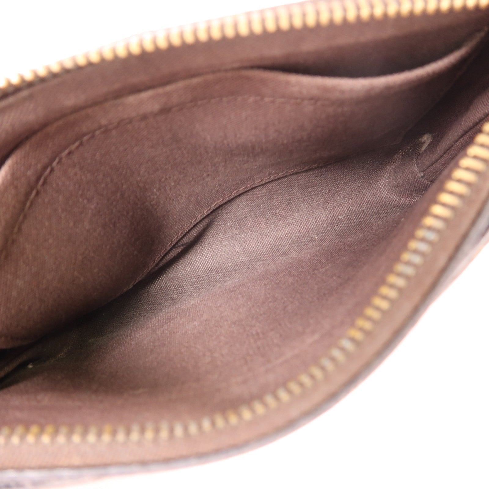 LOUIS VUITTON LV GHW Pallas Clutch Shoulder Bag M41639 Monogram Brown/Black