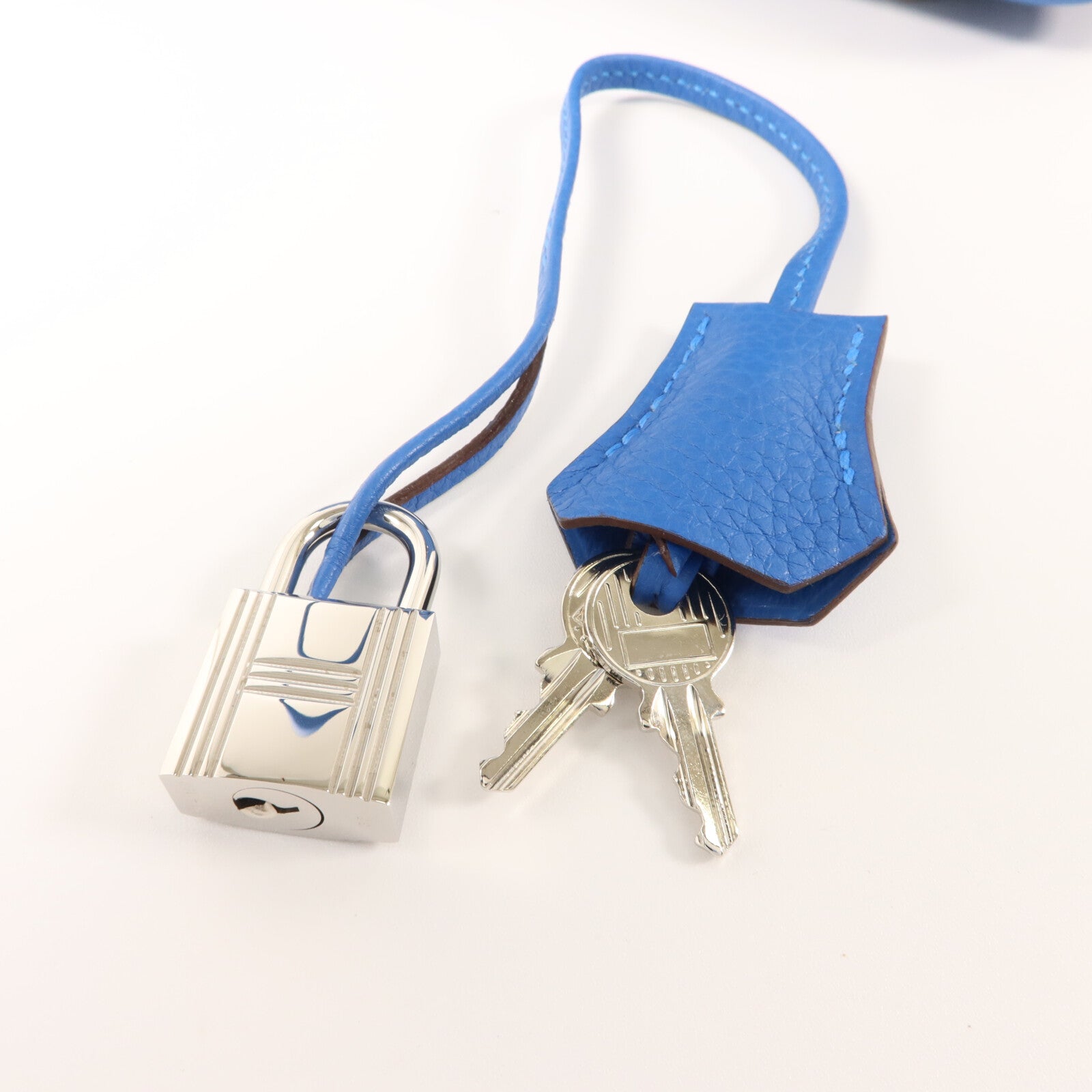 HERMES Togo皮革Birkin 30手挽袋Bleu Zanzibar