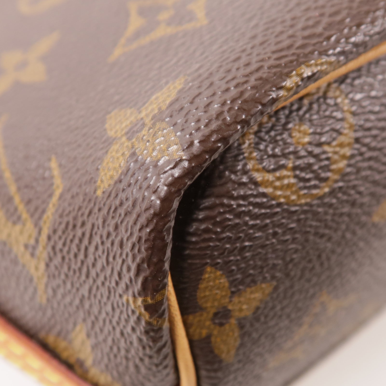 LOUIS VUITTON Monogram Nano Noe金扣肩背袋棕色