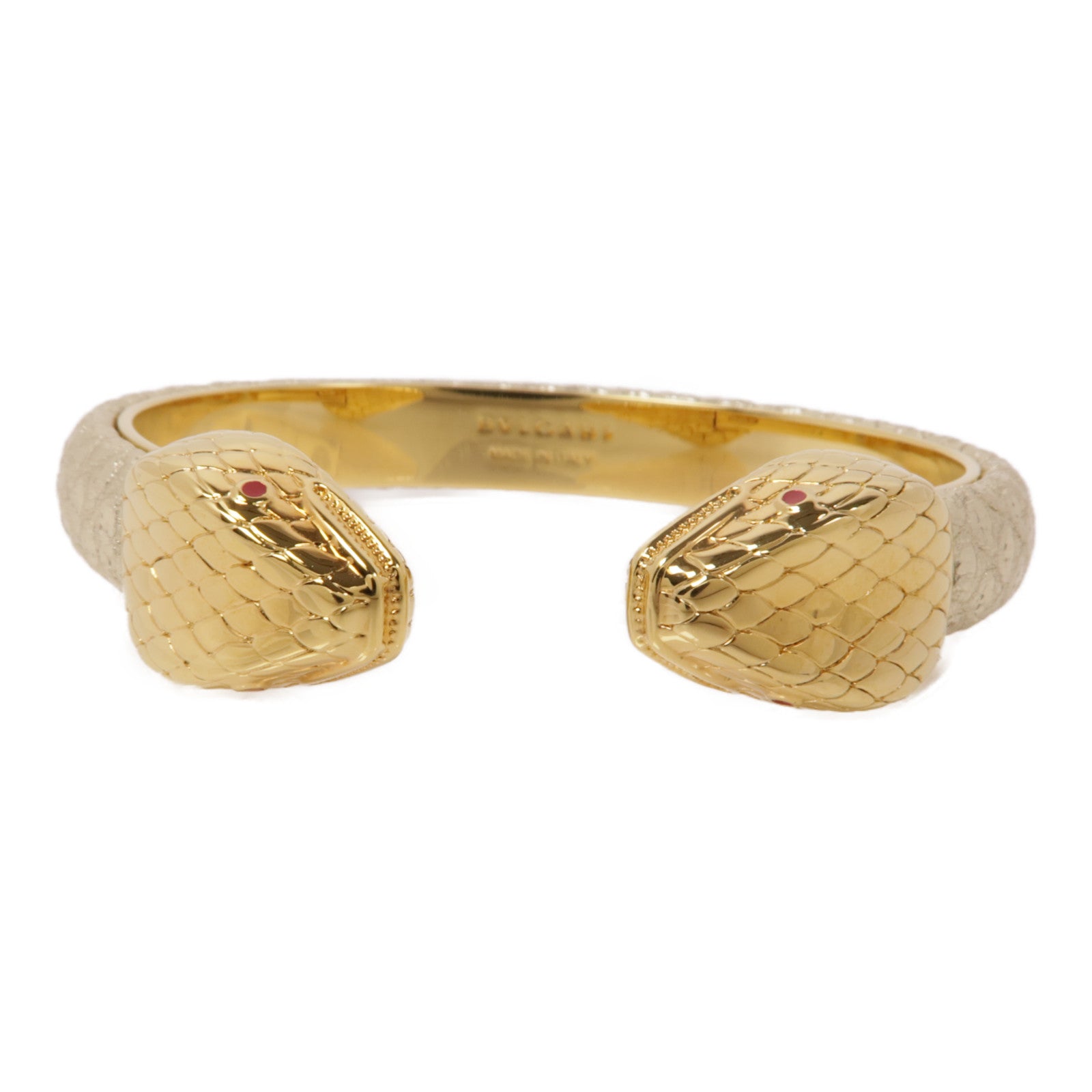 BVLGARI 蛇皮皮革Serpenti Forever Bracelet手鐲