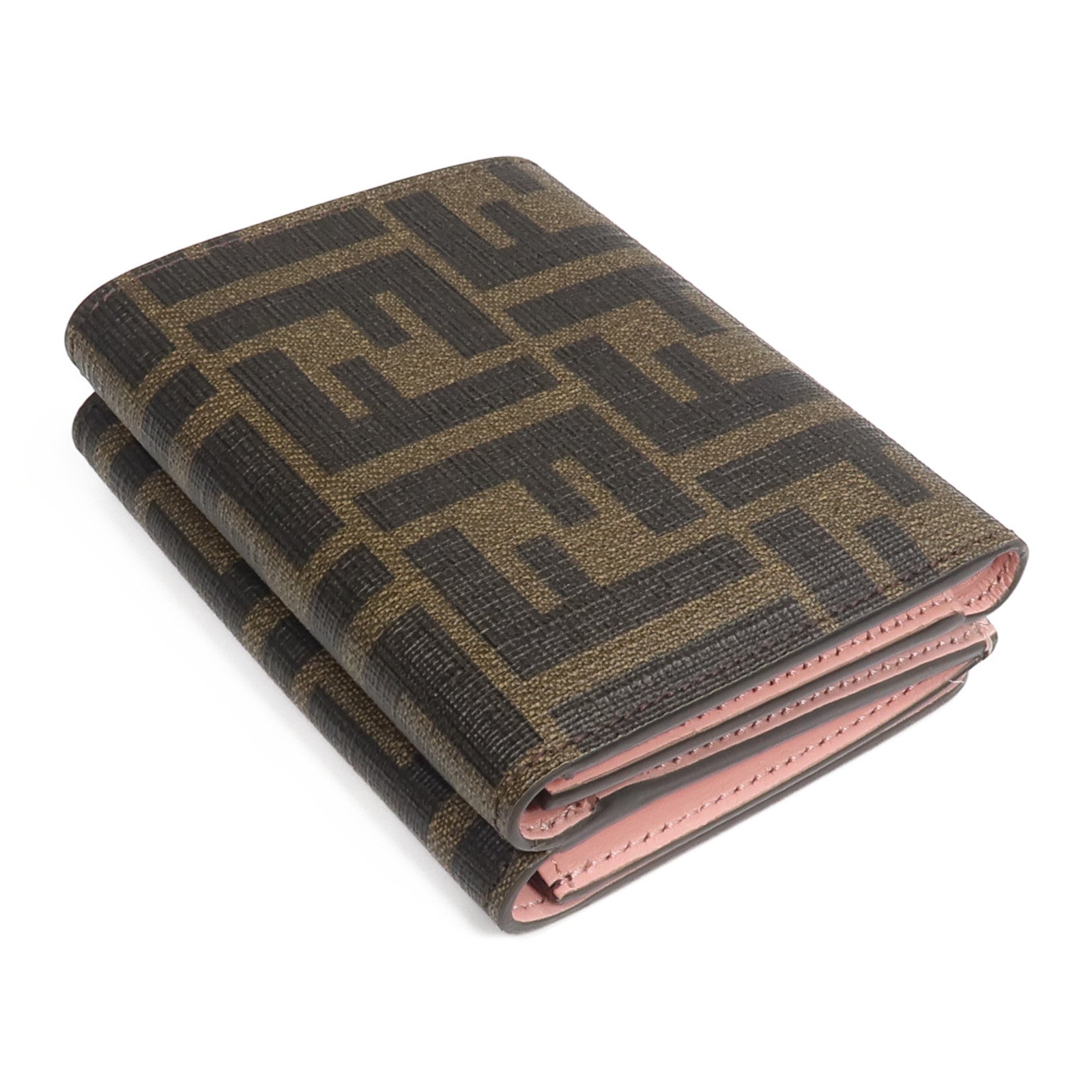 FENDI 塗層帆布Monster Eyes Wallet錢包