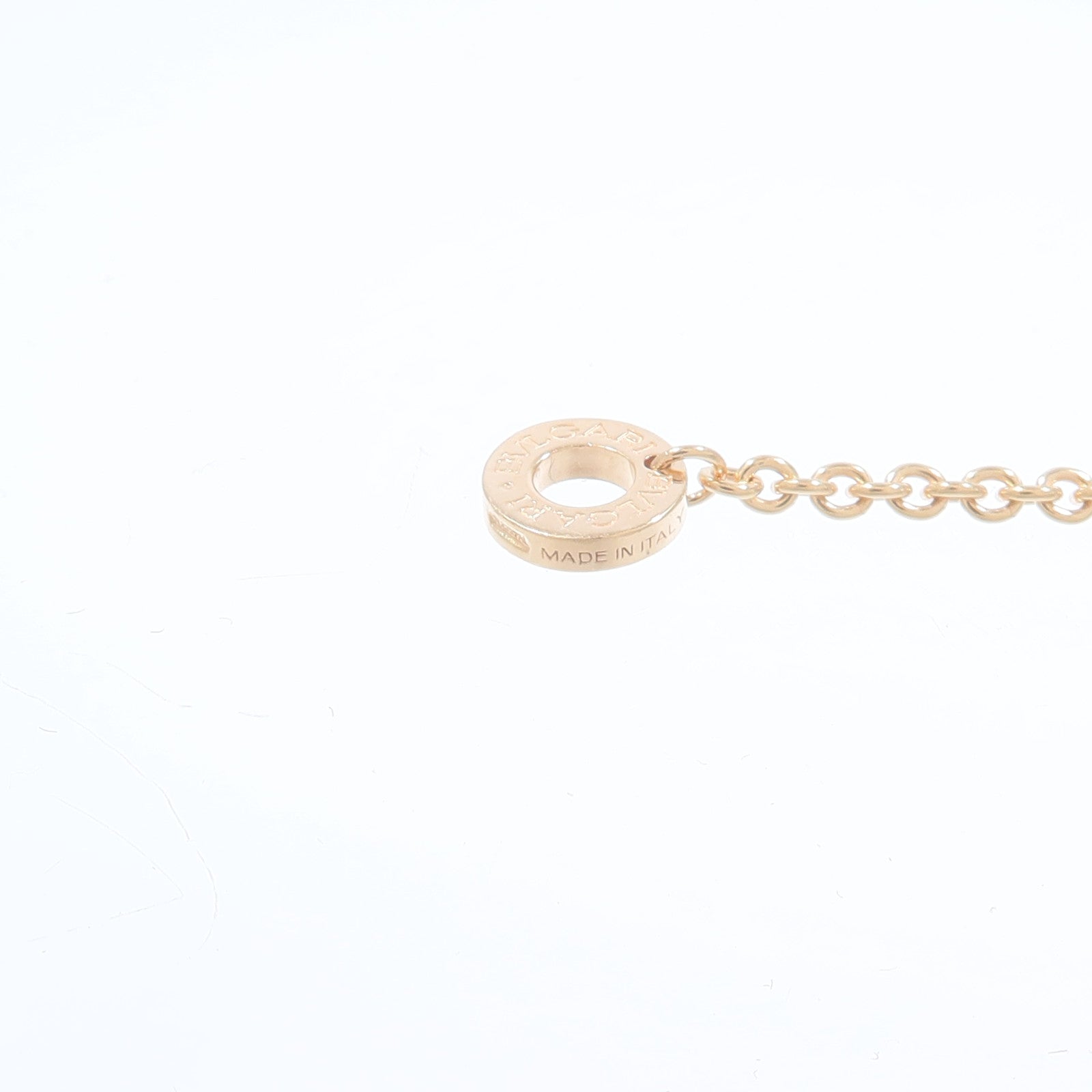 BVLGARI 18K玫瑰金/陶瓷B-zero1 Necklace項鍊