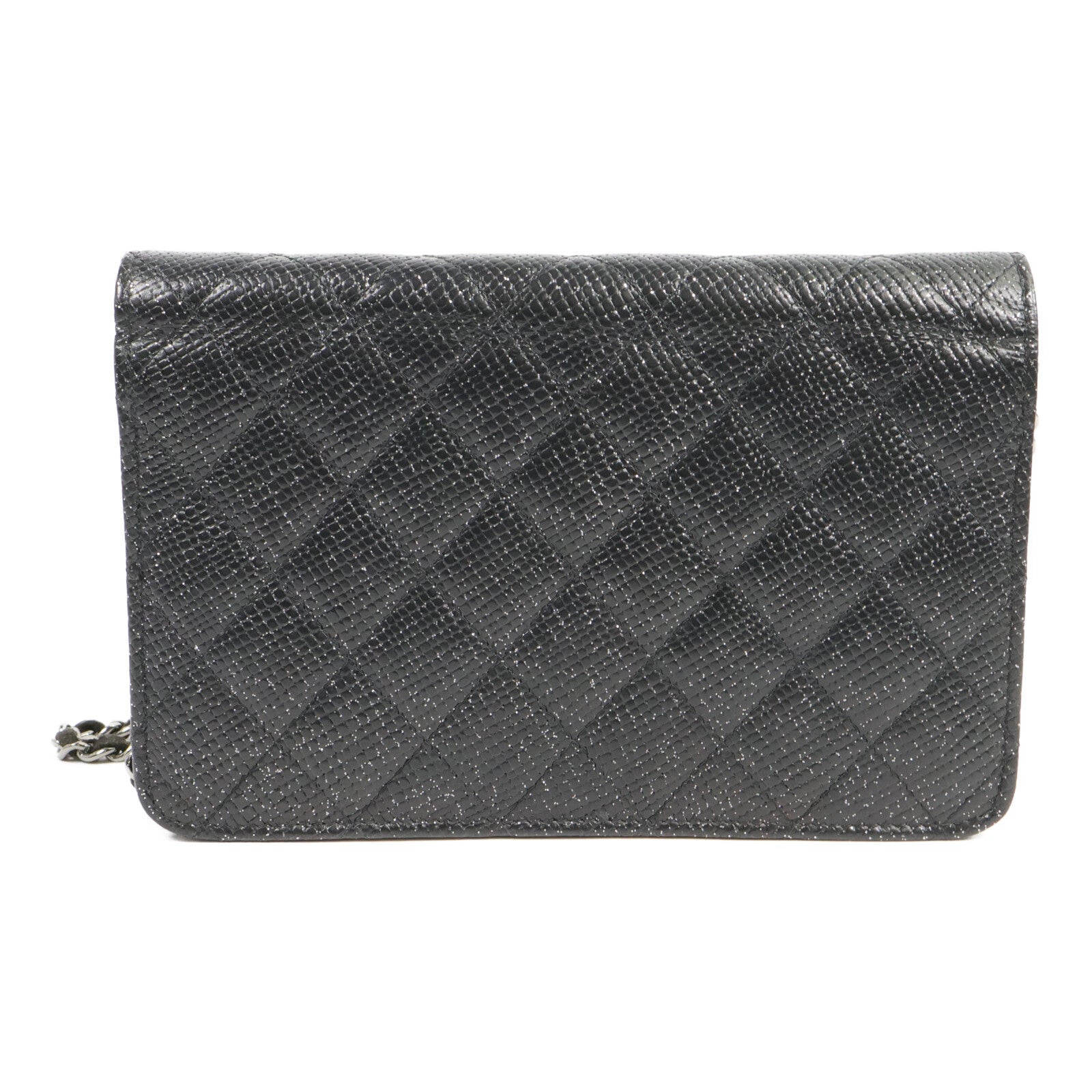 CHANEL 牛皮皮革WOC Wallet On Chain鏈帶肩背袋