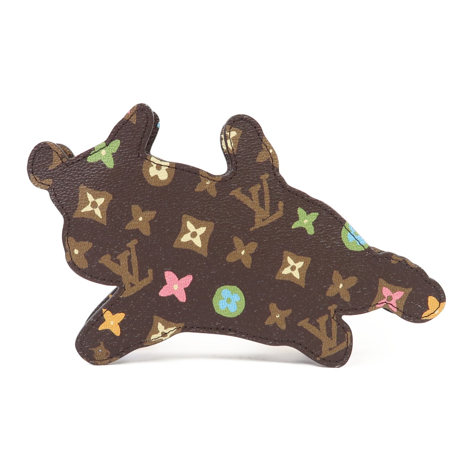 LOUIS VUITTON Monogram Craggy Dog On Strap金扣肩背袋啡色
