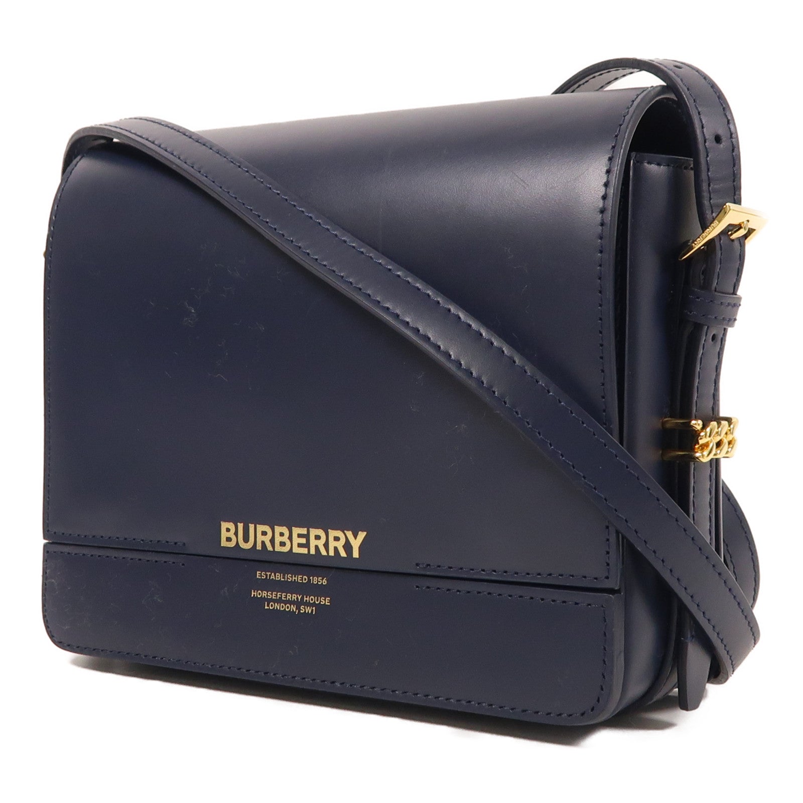 BURBERRY 牛皮皮革Grace Bag金扣肩背袋