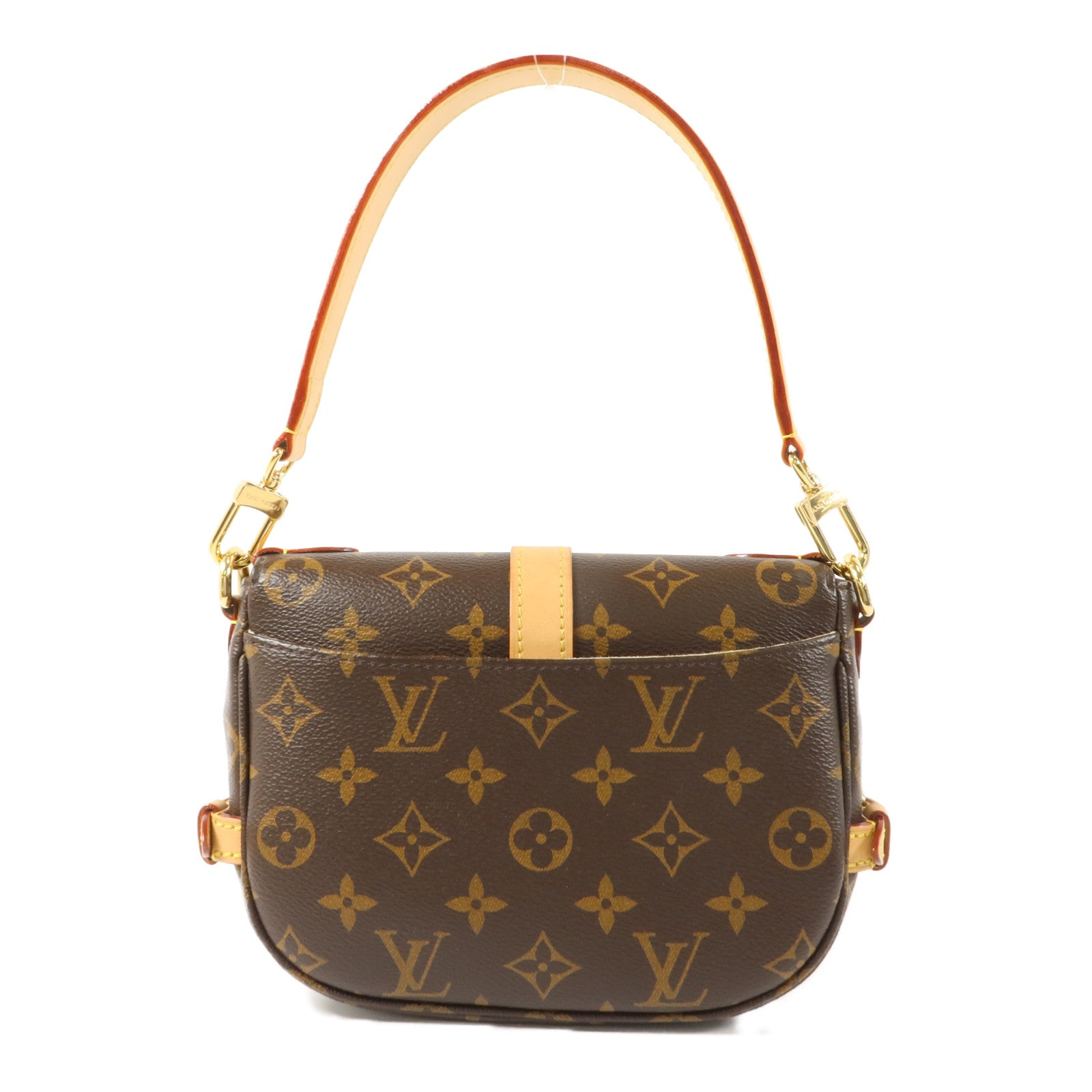 LOUIS VUITTON Monogram Saumur BB金扣手挽肩背兩用袋
