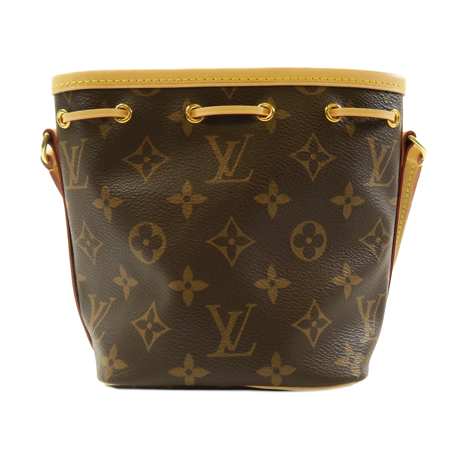 LOUIS VUITTON 【激減優惠】Monogram Noe Nano金扣肩背袋啡色