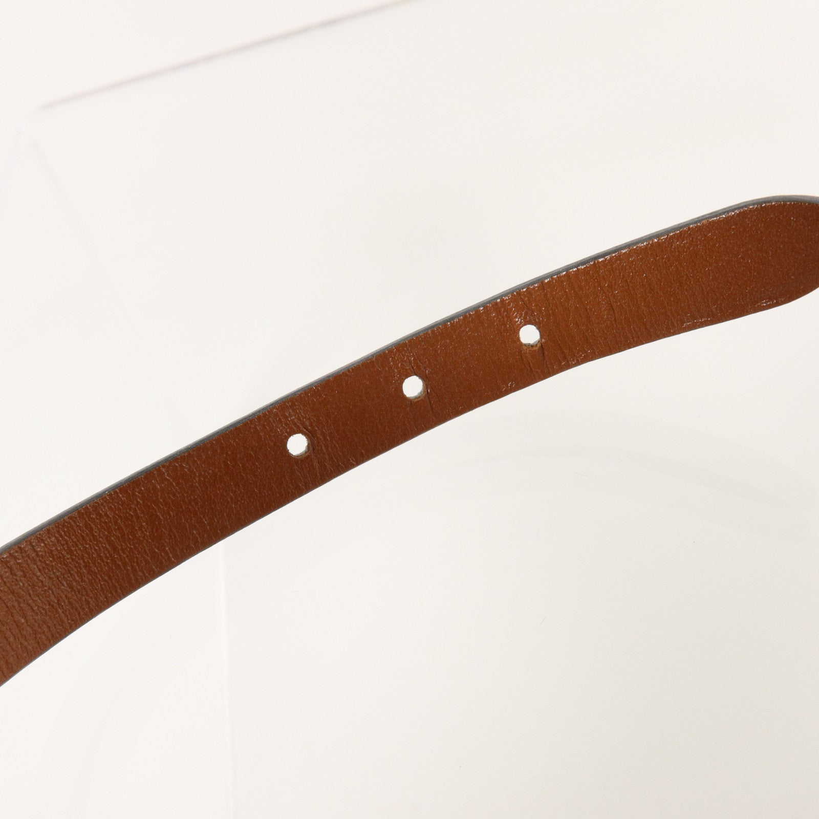 HERMES Tadelakt皮革Behapi Double Tour Bracelet金扣手鏈