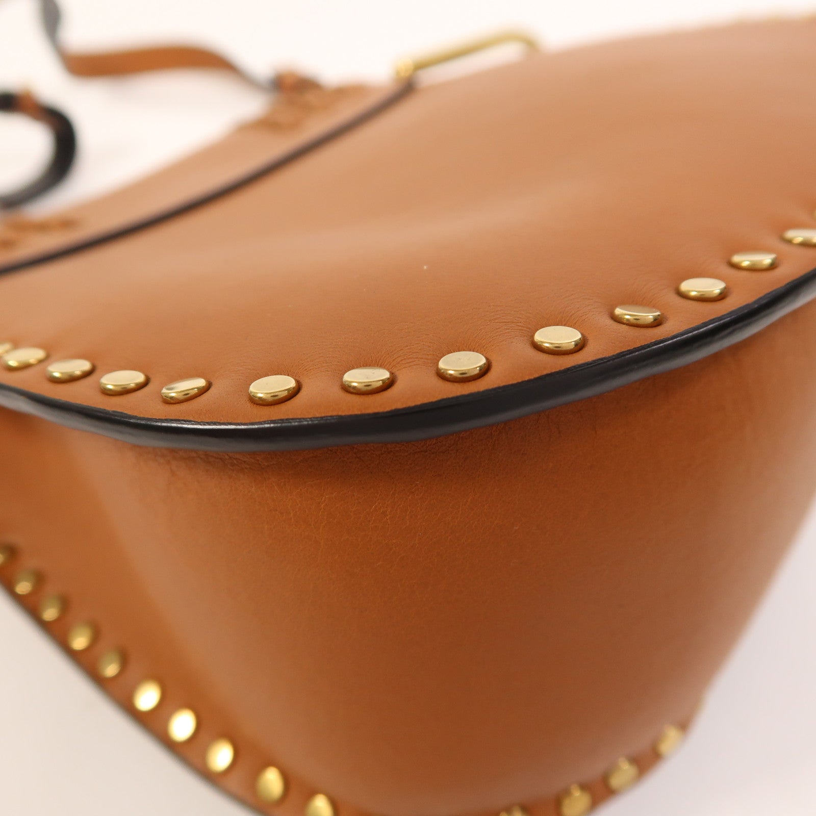 Chloe 牛皮皮革Hudson金扣肩背袋