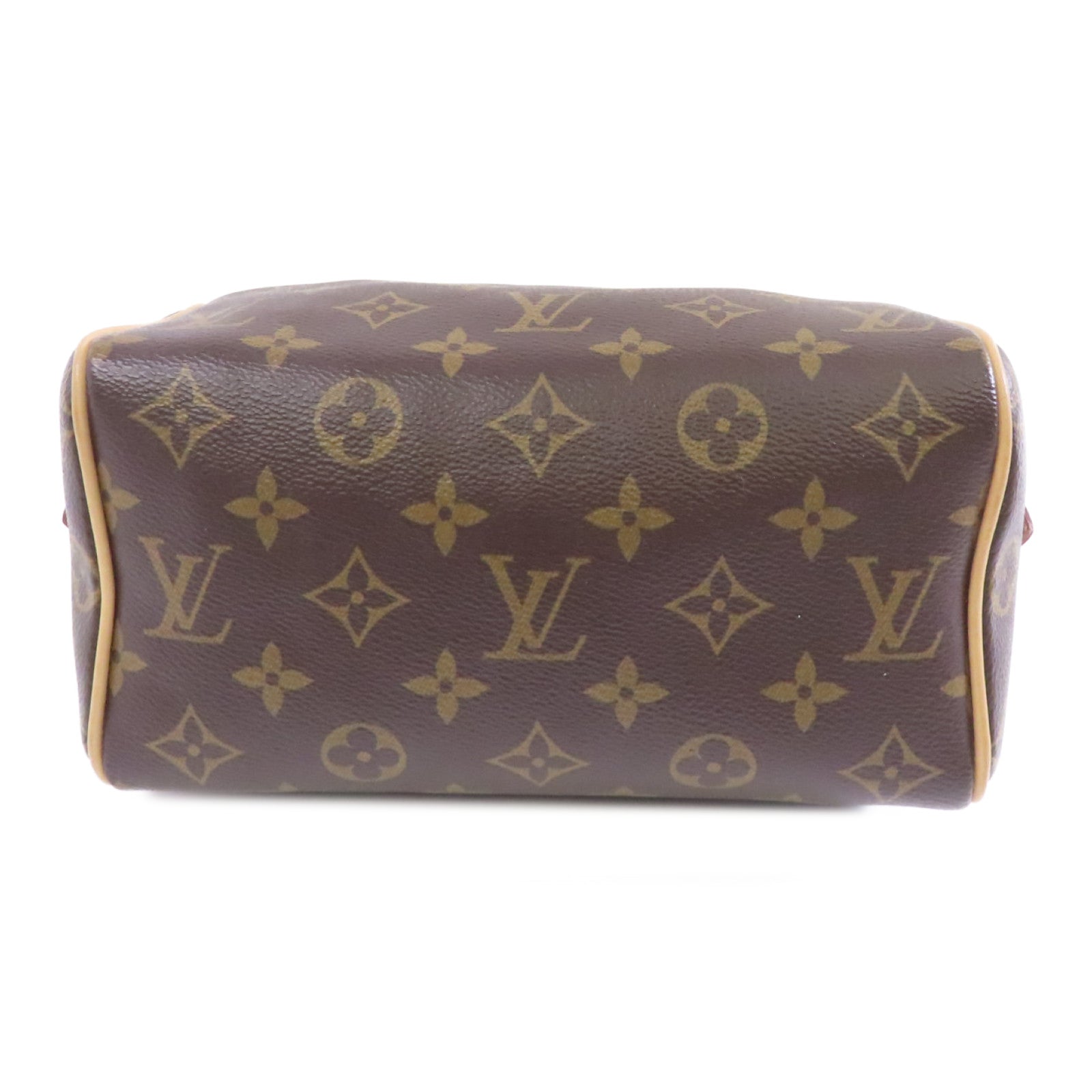 LOUIS VUITTON Monogram Speedy 20金扣手挽肩背兩用袋啡色