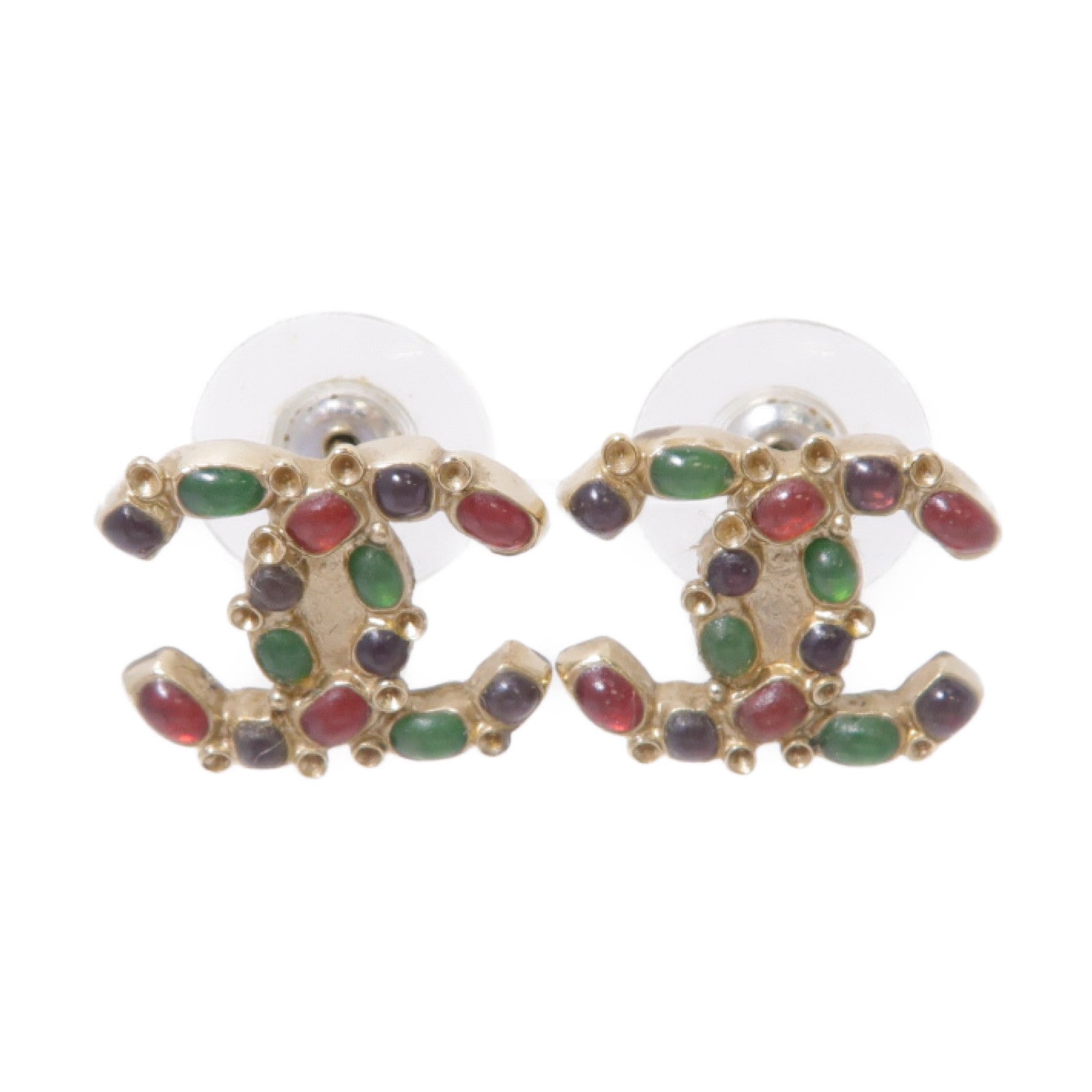 CHANEL 金屬Earrings耳環彩色
