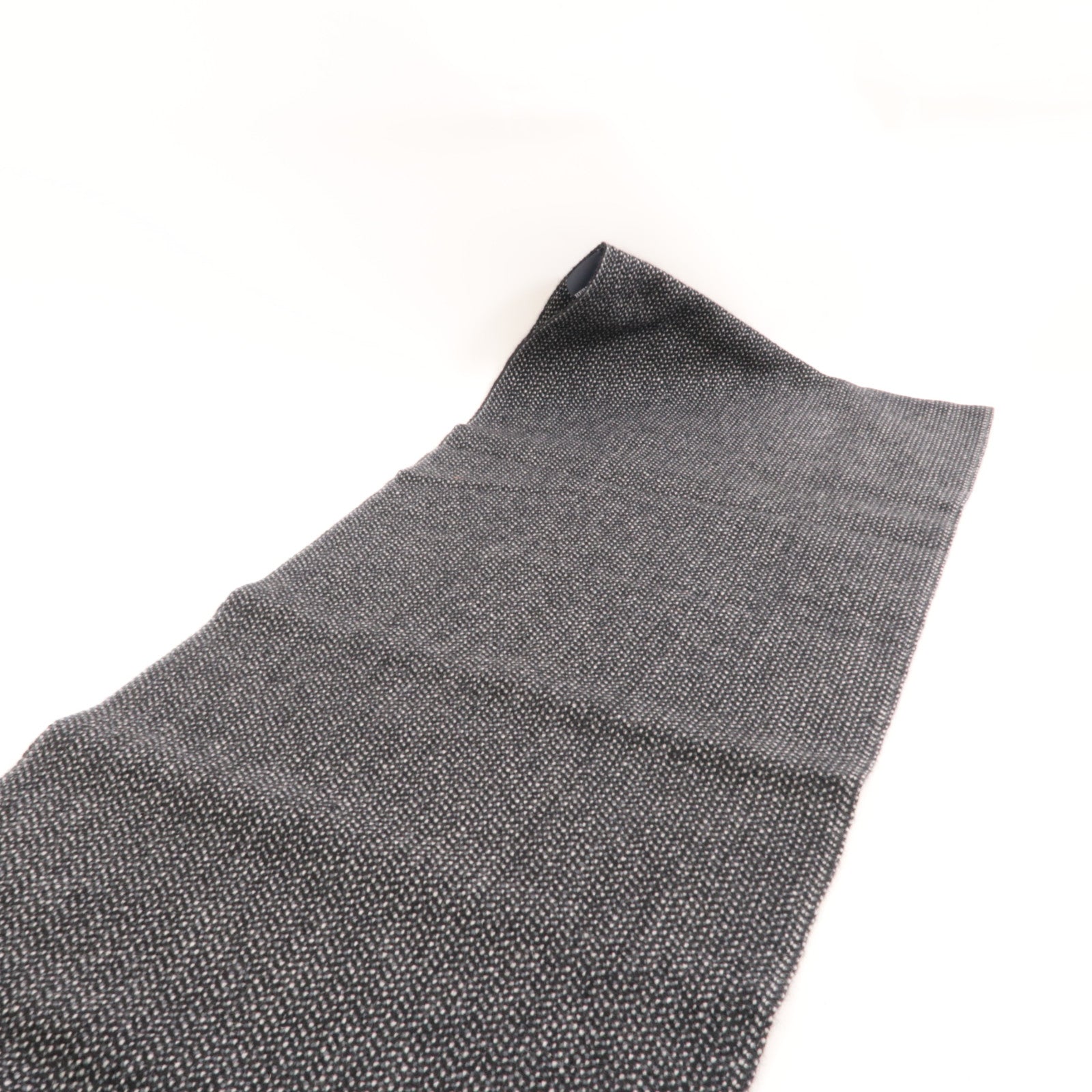 HERMES Cashmere Scarf圍巾黑色/灰色