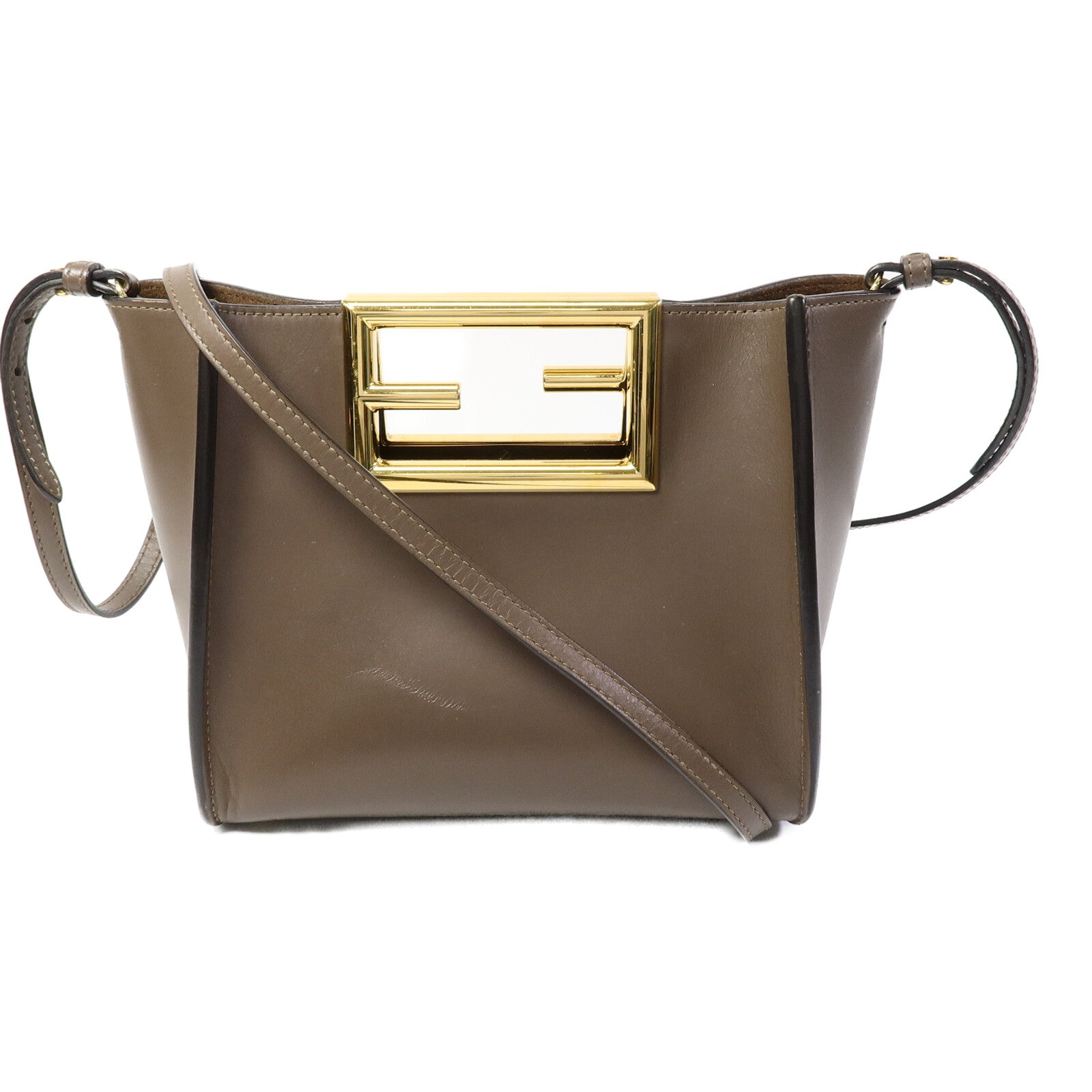 FENDI 牛皮皮革Way Tote Bag Small手挽肩背兩用袋