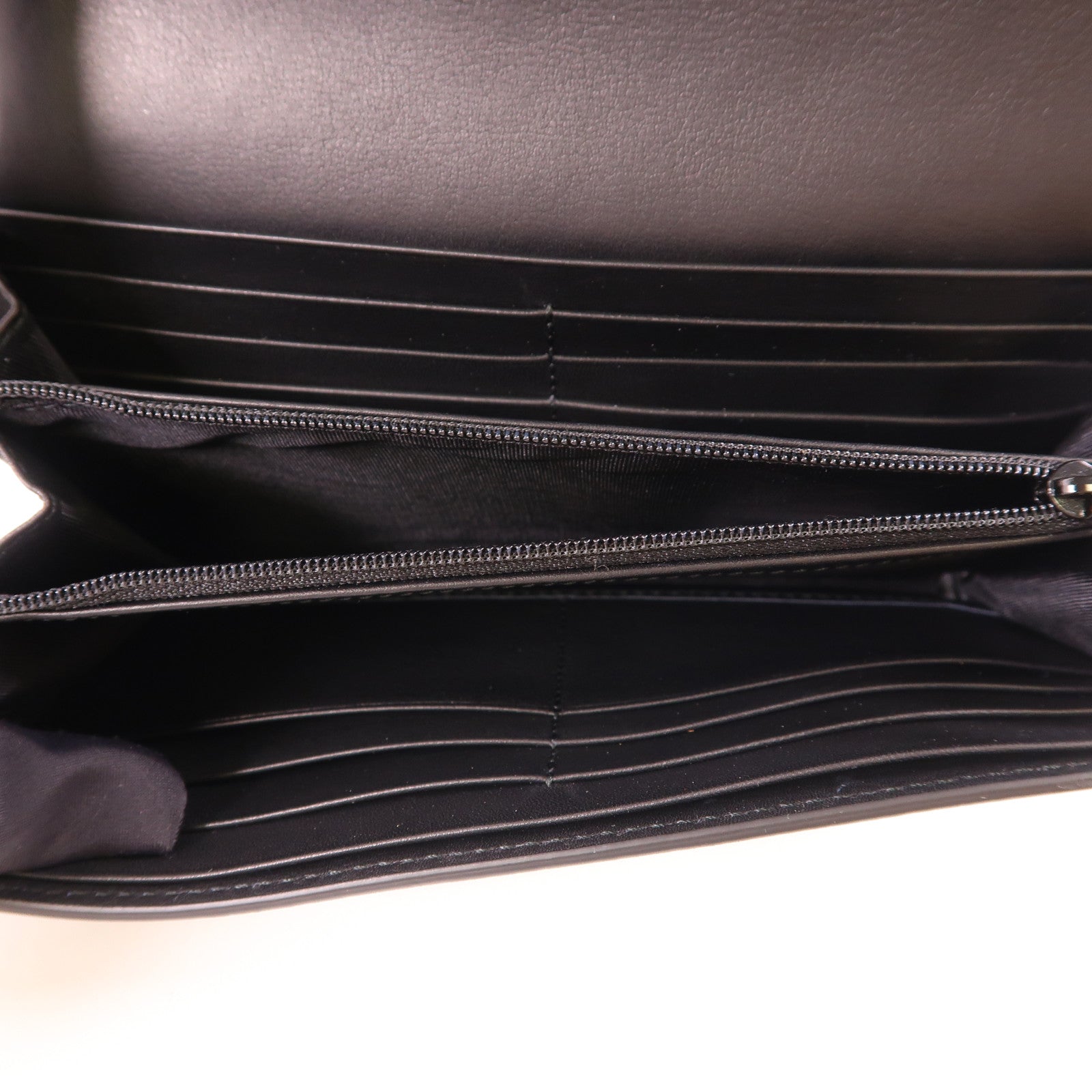 GUCCI 牛皮皮革Wallet銀扣長錢包