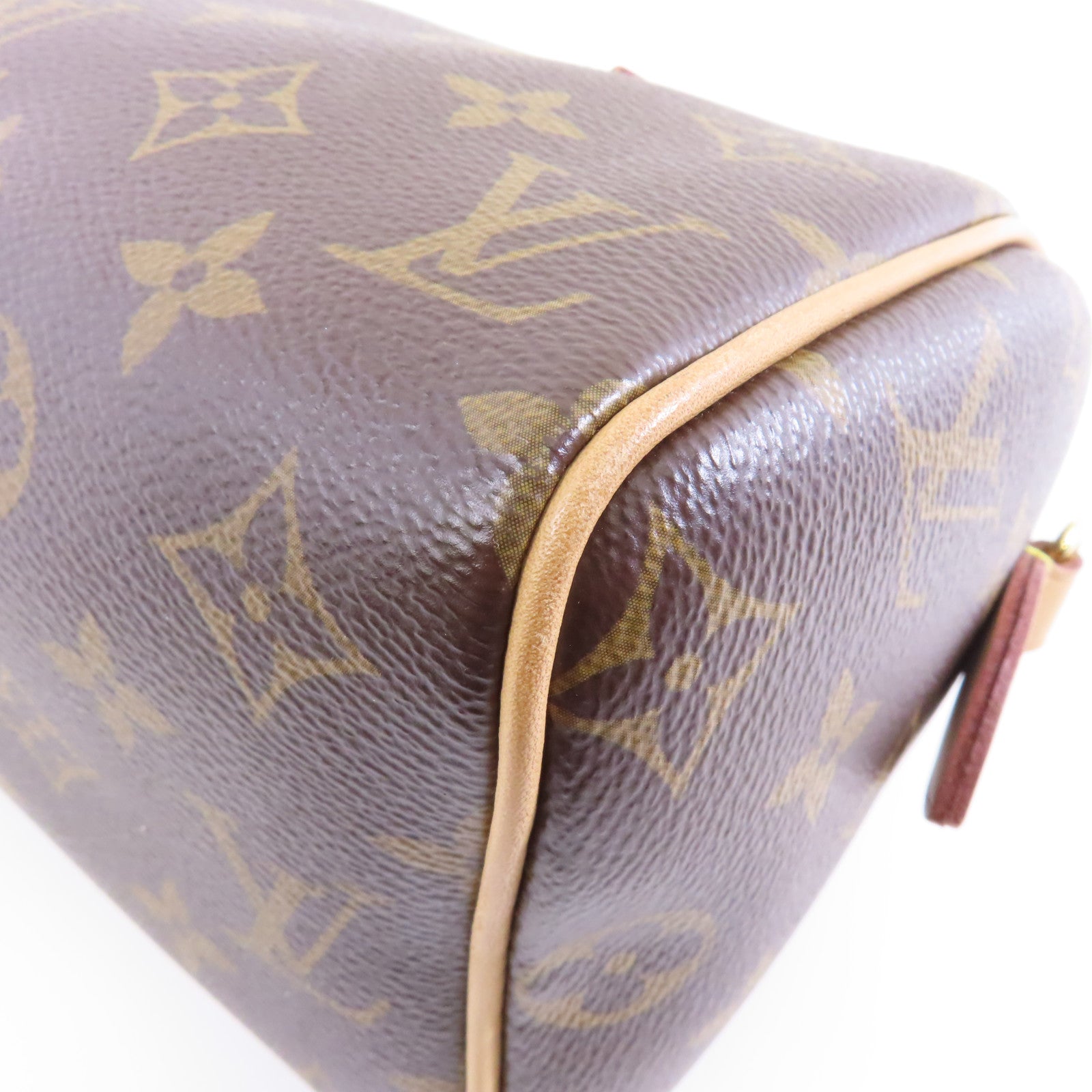 LOUIS VUITTON Monogram Speedy 20金扣手挽肩背兩用袋啡色