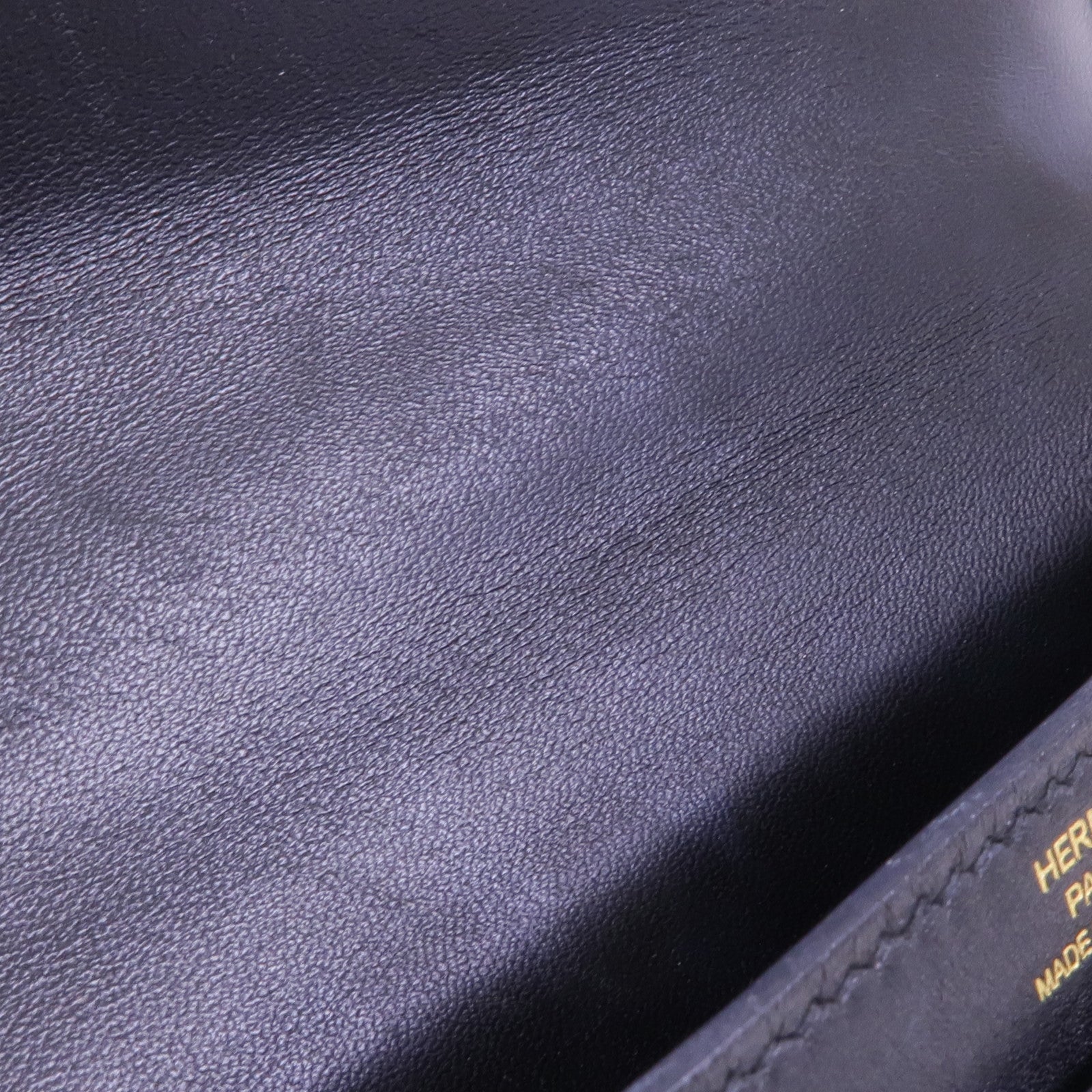 HERMES Tadelakt皮革Verrou Mini金扣鏈帶肩背袋Noir