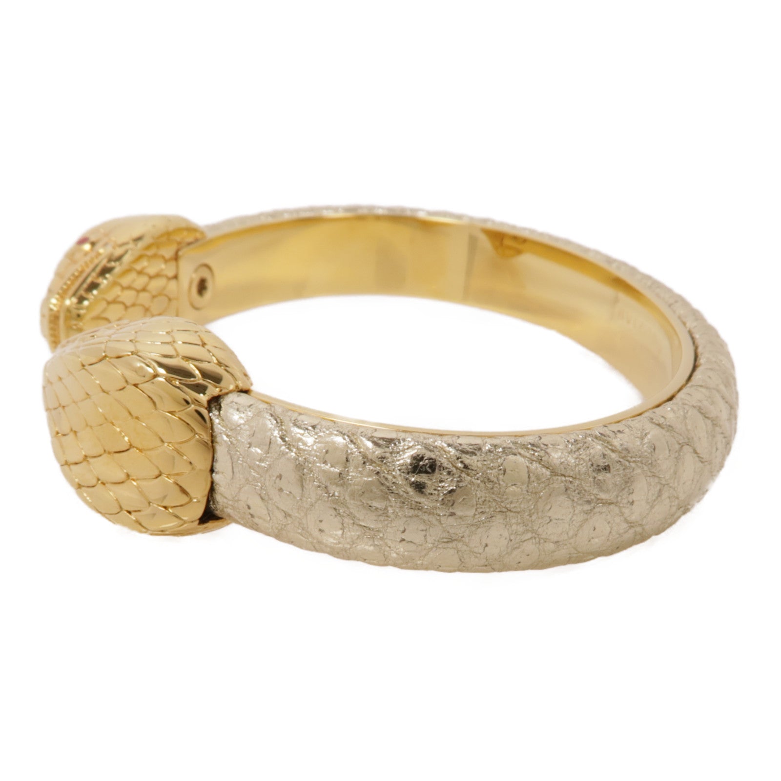 BVLGARI 蛇皮皮革Serpenti Forever Bracelet手鐲