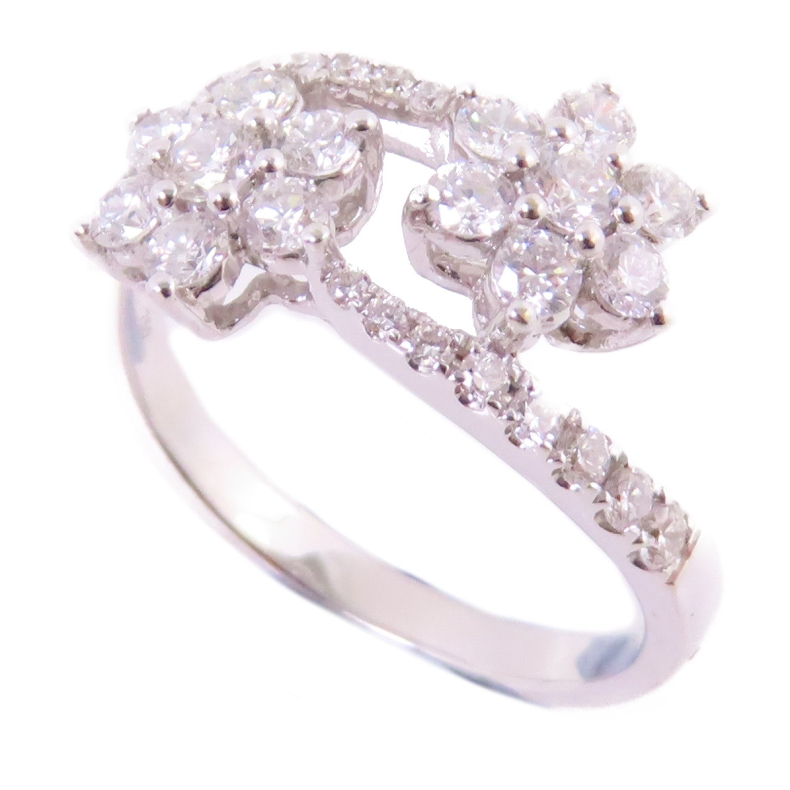 JEWELRY 【激減優惠】18K白金/鑽石Diamond Ring戒指US#6.25