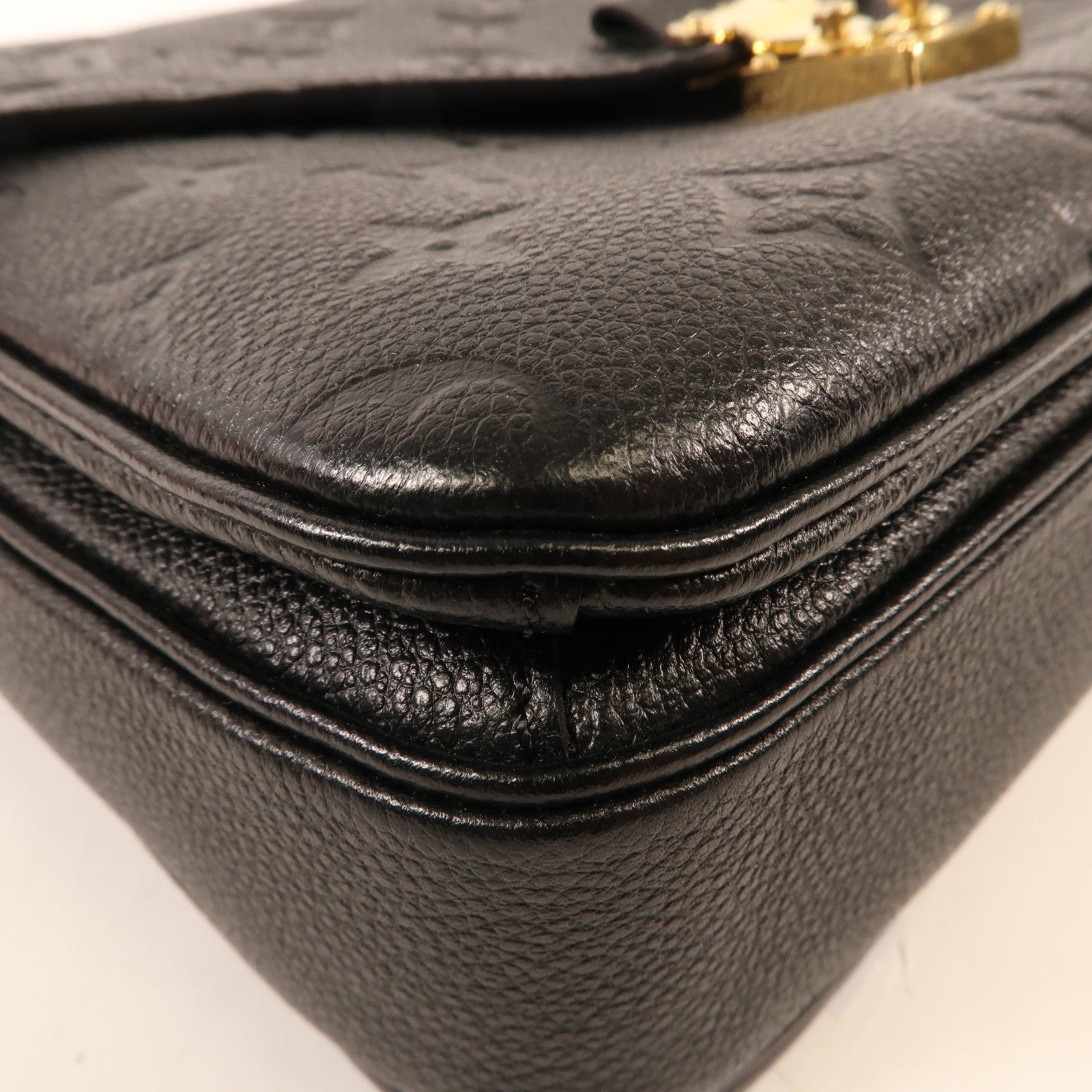 LOUIS VUITTON Monogram Empreinte Pochette Metis金扣手挽肩背兩用袋