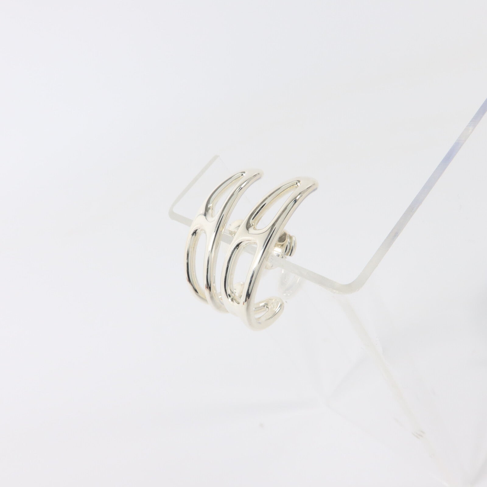 HERMES 純銀Chaine D'Ancre Punk Earrings耳環