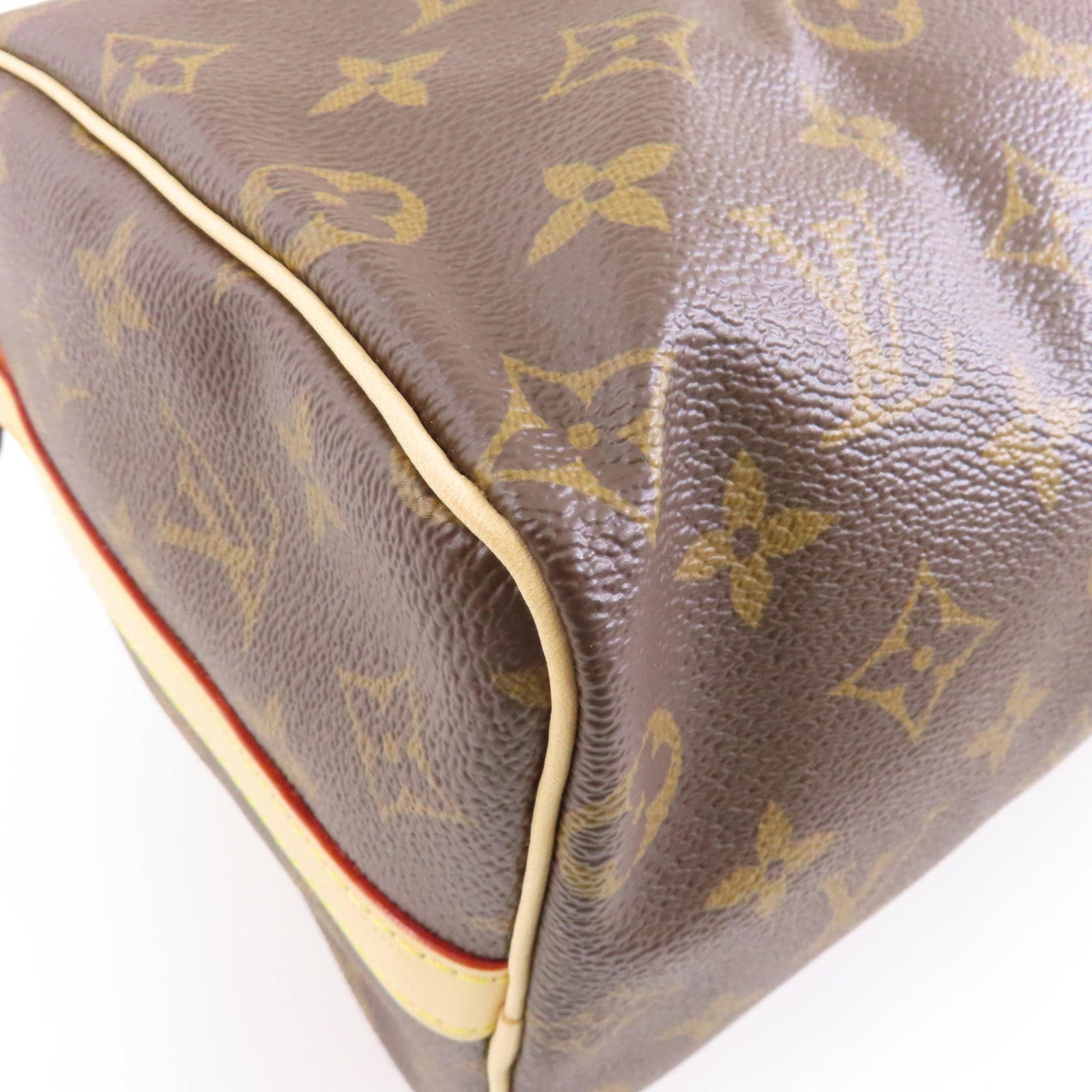 LOUIS VUITTON Monogram Speedy Bandouliere 25金扣手挽肩背兩用袋棕色