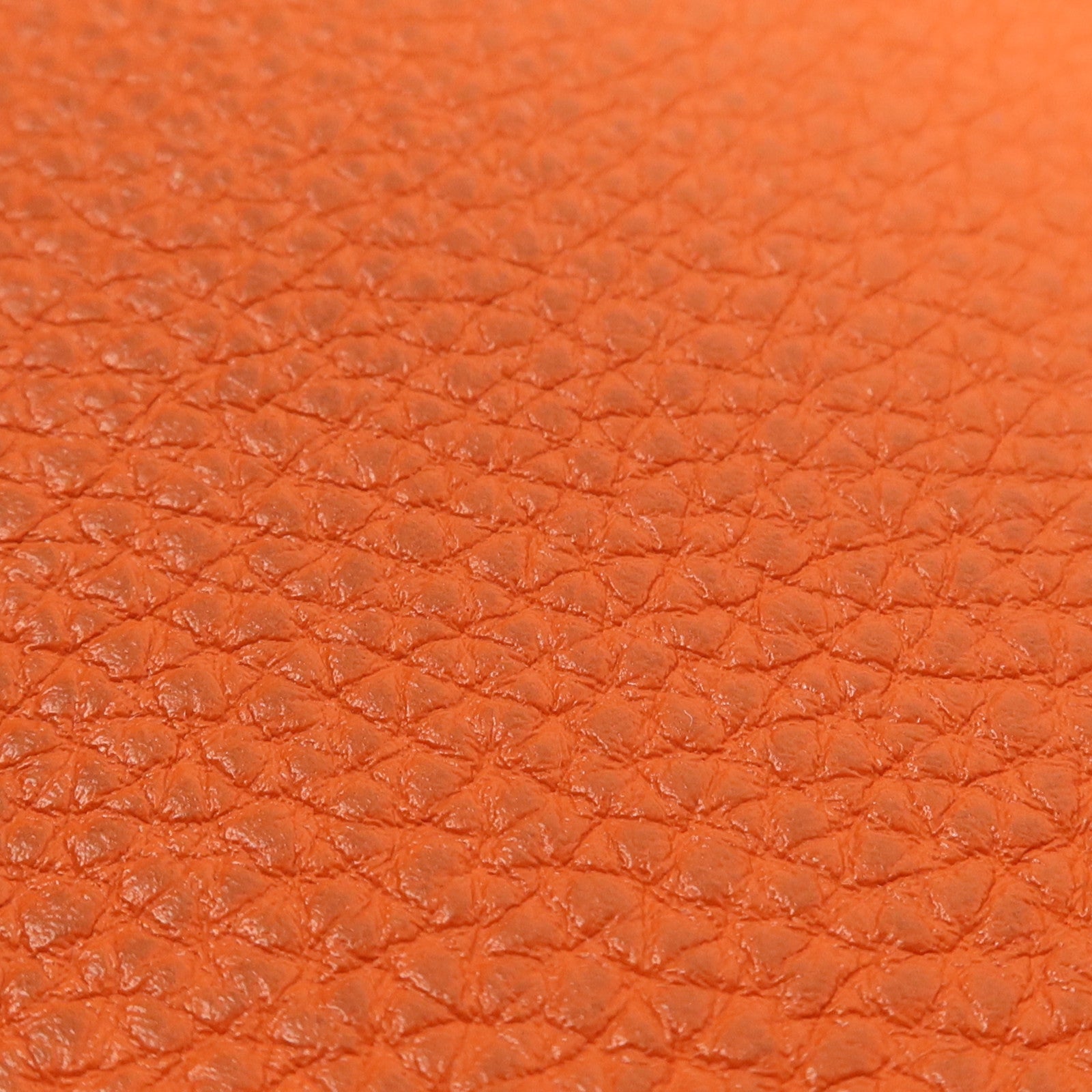 HERMES Togo皮革So Kelly 26銀扣肩背袋Feu