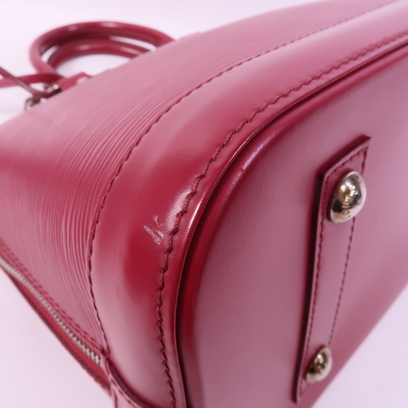 LOUIS VUITTON Epi Alma PM銀扣手挽袋