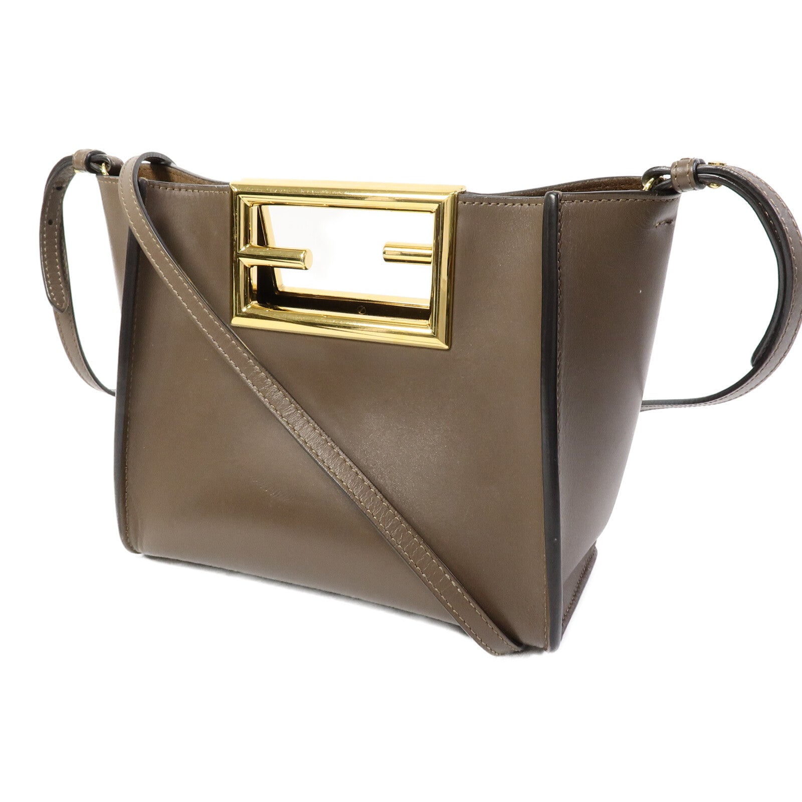 FENDI 牛皮皮革Way Tote Bag Small手挽肩背兩用袋