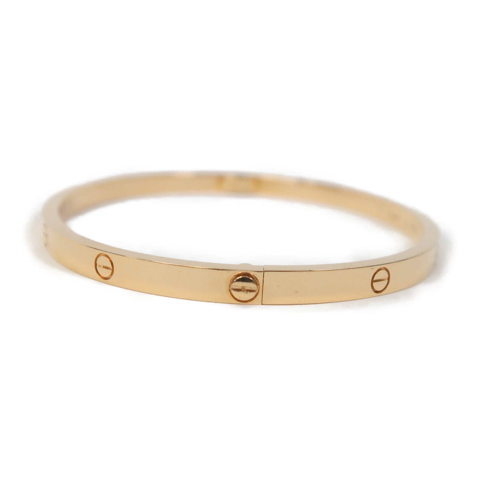 CARTIER 18K玫瑰金Love Bracelet手鐲玫瑰金色