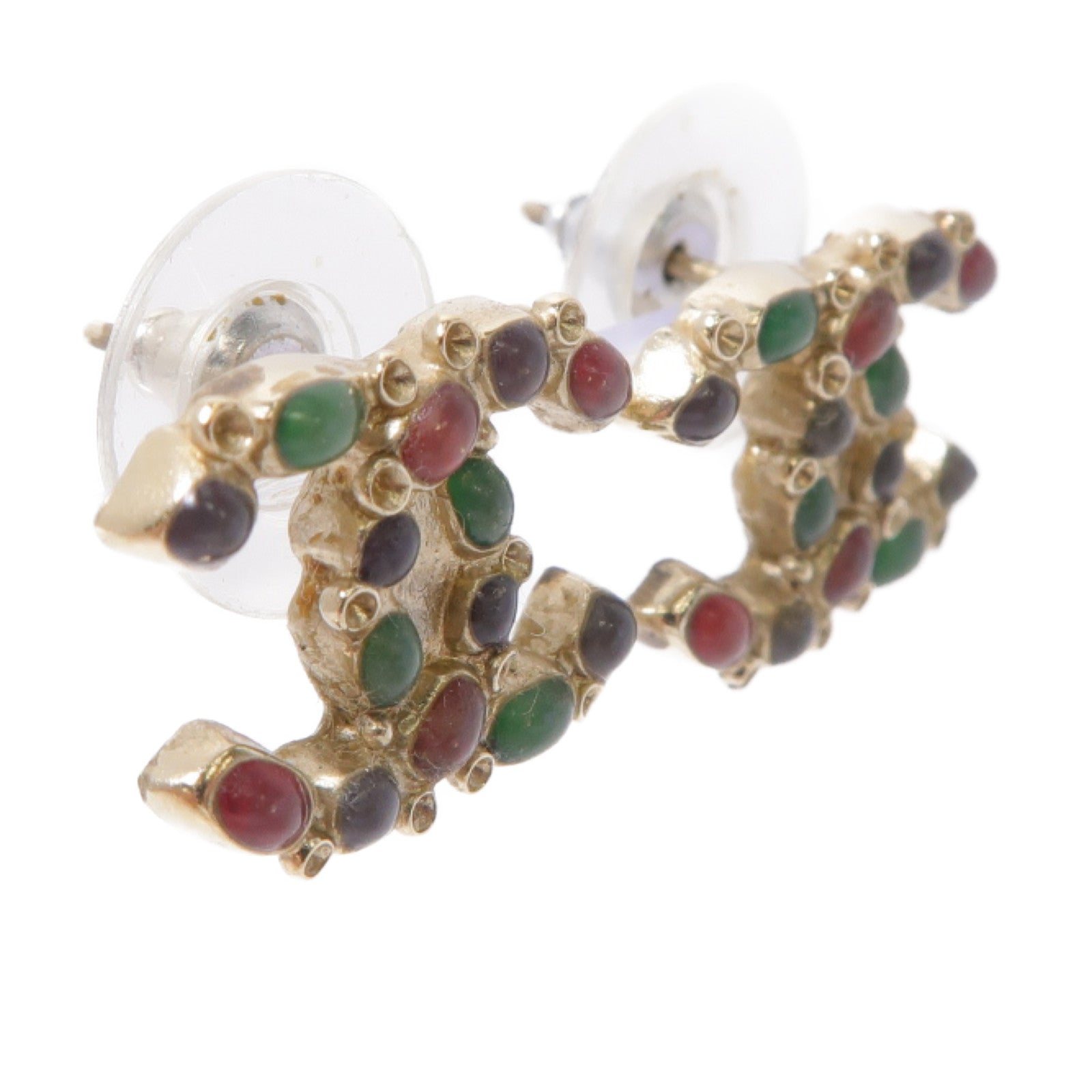CHANEL 金屬Earrings耳環彩色