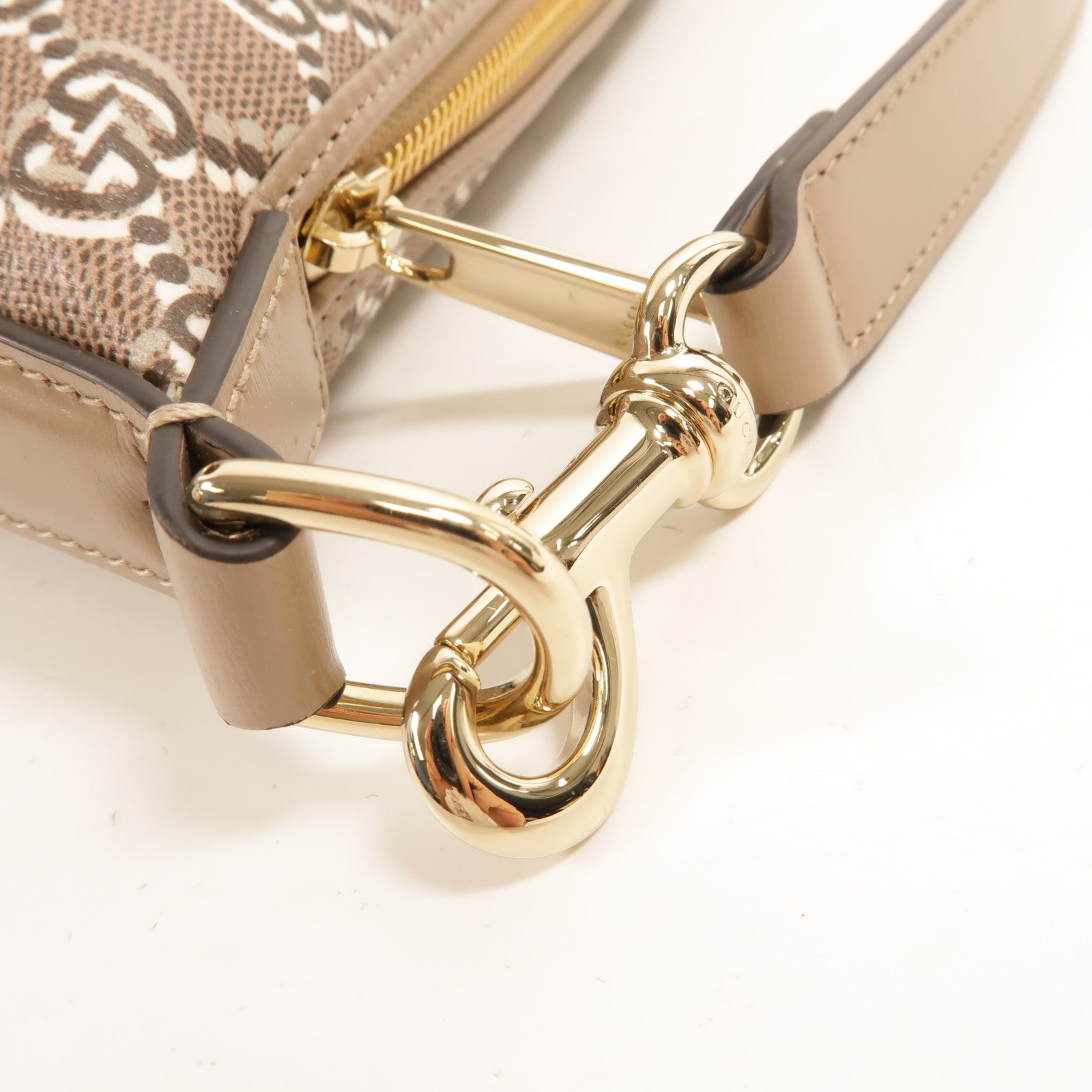 GUCCI 塗層帆布Shadow Mini手挽袋