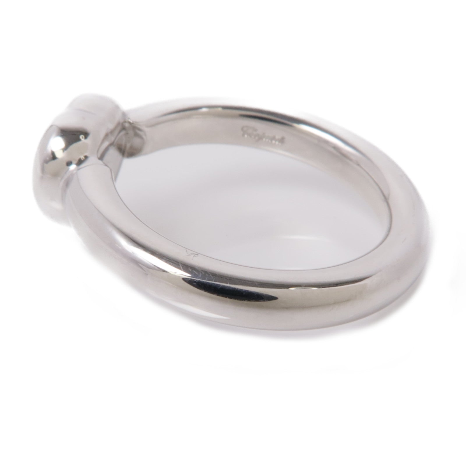Chopard 18K白金Happy Diamond Ring鑽石戒指US#5