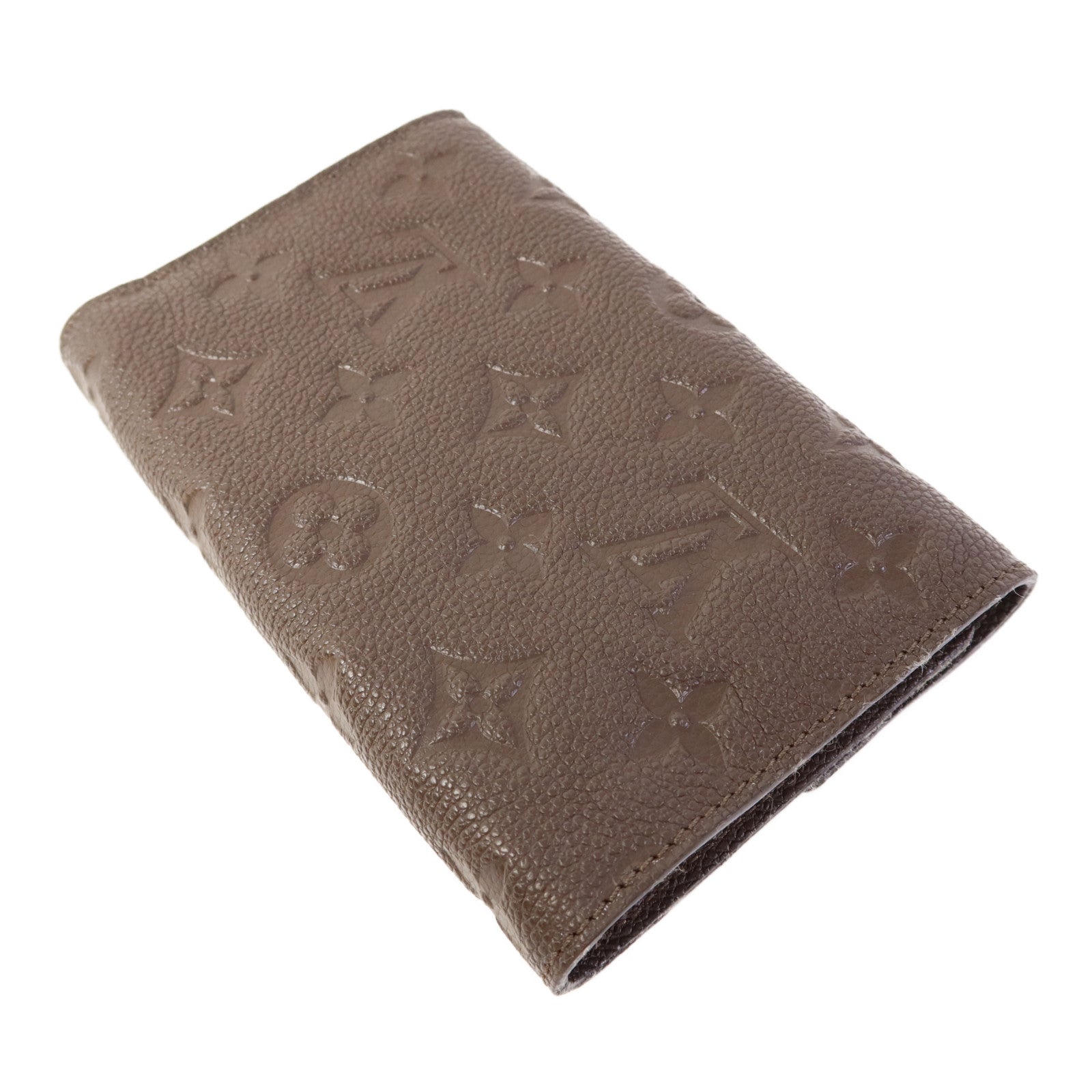 LOUIS VUITTON Monogram Empreinte Compact Curieuse Trifold Wallet金扣錢包