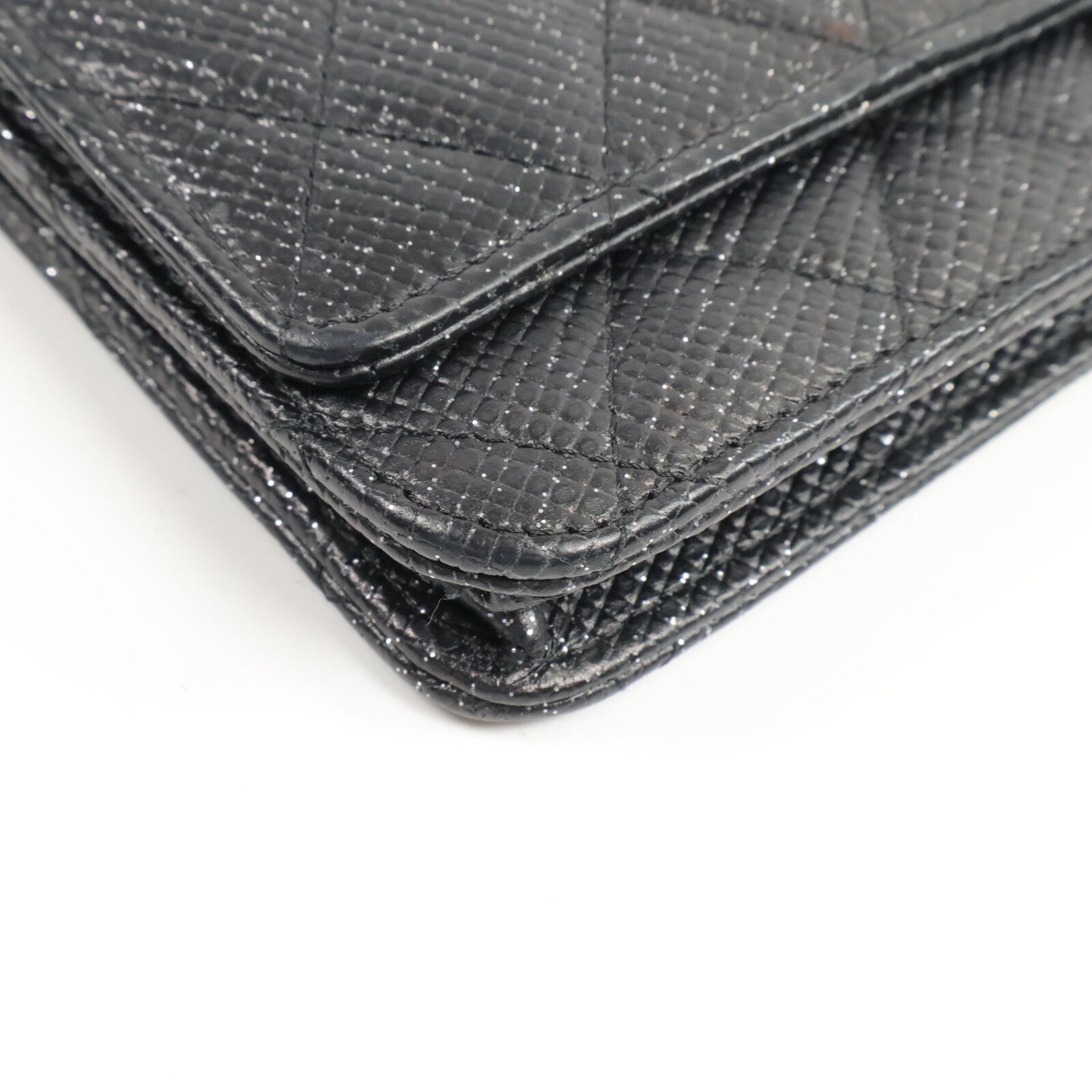 CHANEL 牛皮皮革WOC Wallet On Chain鏈帶肩背袋